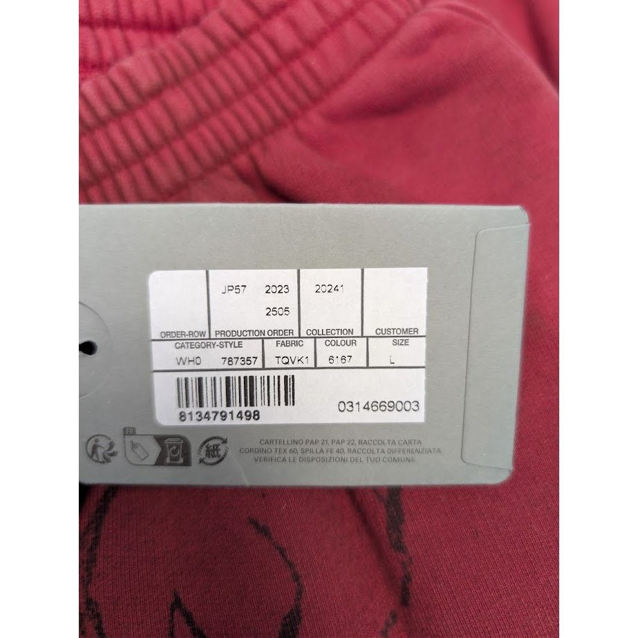 Balenciaga o1rshd1 Baggy Sweatpants & Joggers in Red/Black Size US 34 / EU 50 - 21 Thumbnail