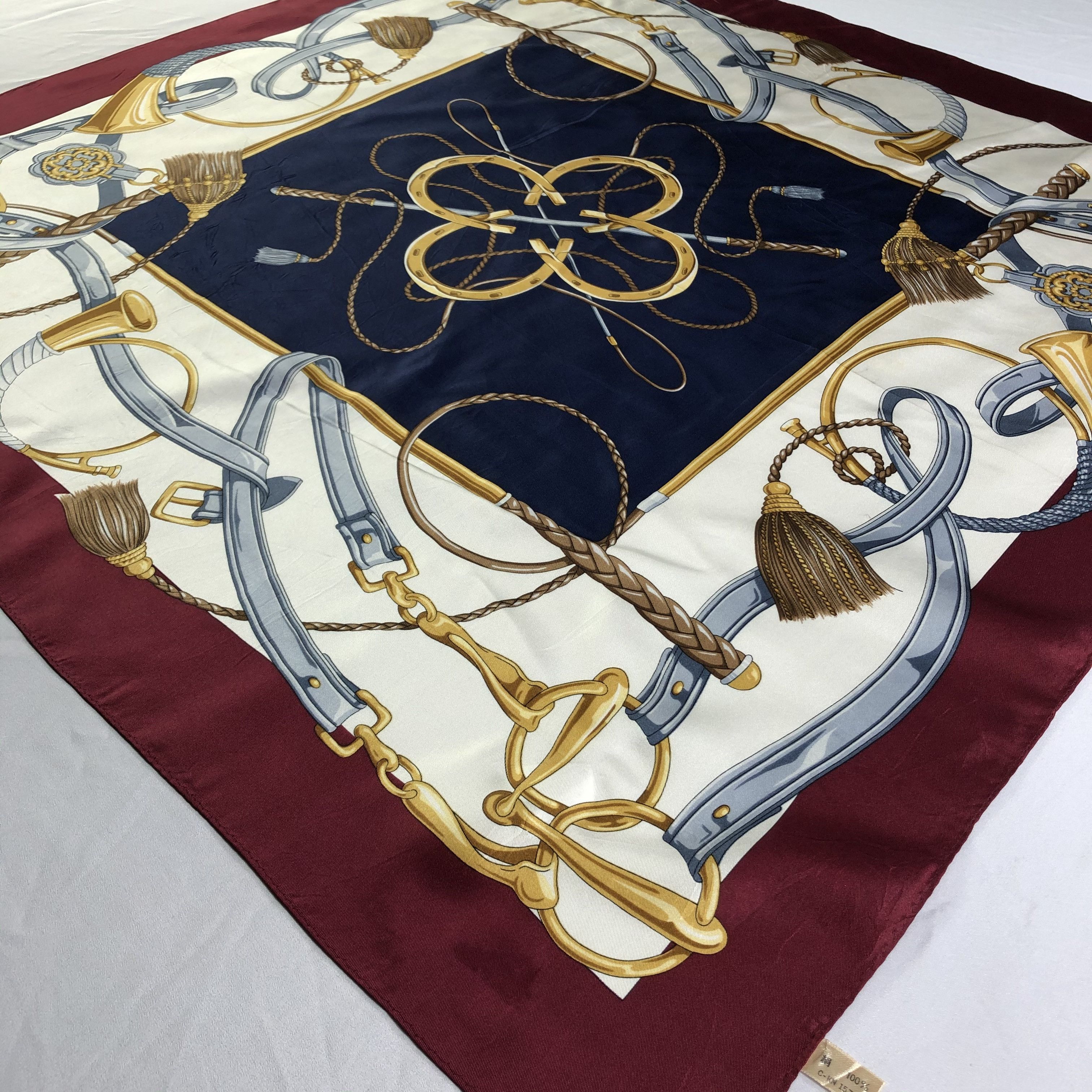 Vintage Vintage Silk Scarf Size ONE SIZE - 4 Thumbnail