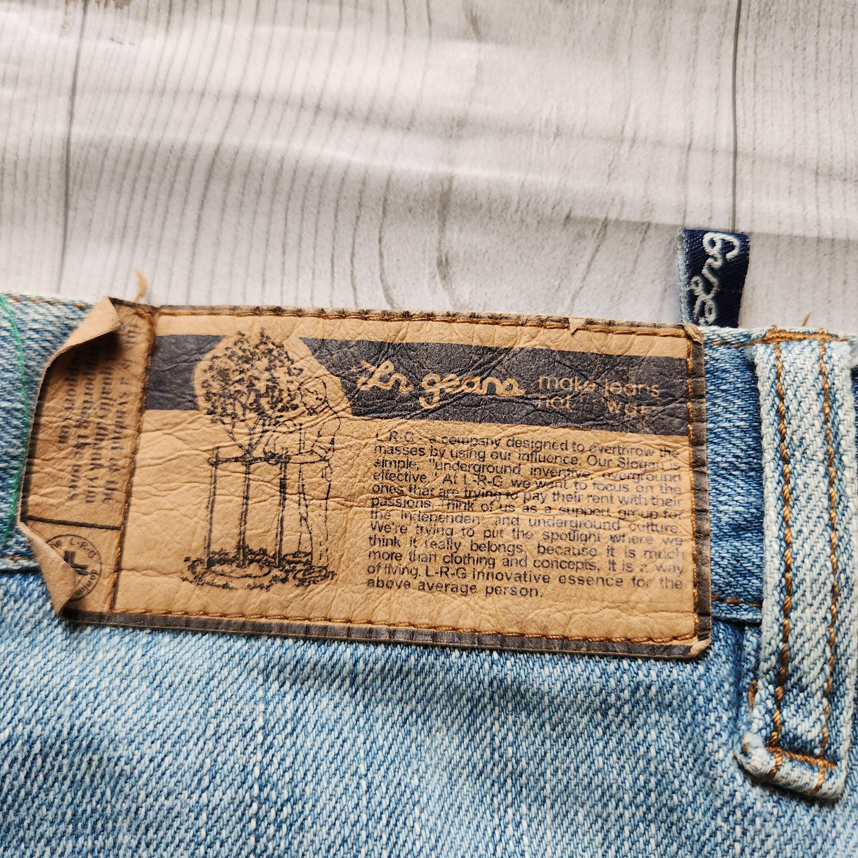 LRG Vintage LRG Skategang Streetwear Baggy Denim Size US 35 - 14 Thumbnail