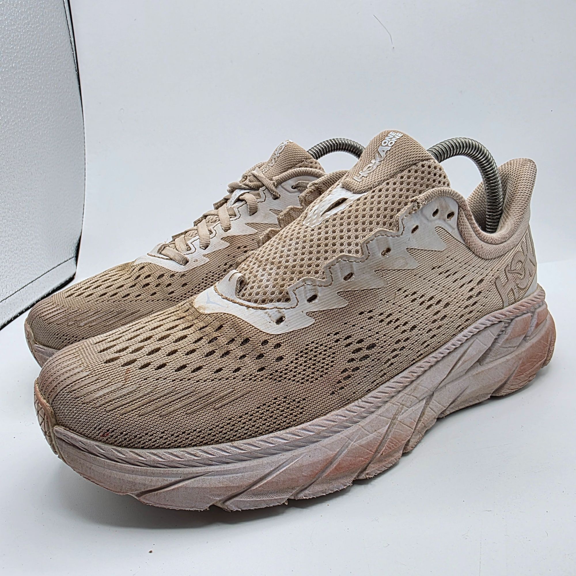 Hoka Hoka One One Clifton 7 Mens Size 8 White Athletic Shoes Casu Size US 8 / EU 41 - 4 Thumbnail