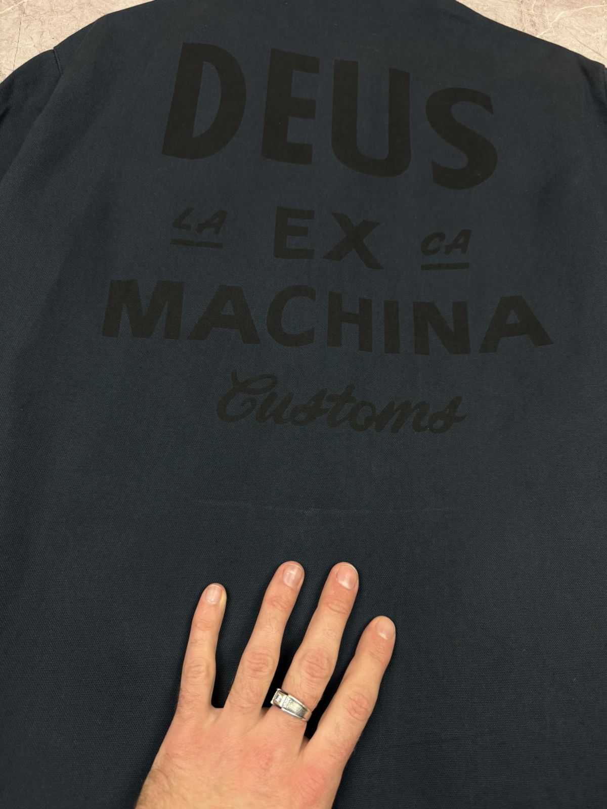 Deus Ex Machina Deus Ex Machina Flood Waxed Cotton Jacket Halley Stevensons Size US M / EU 48-50 / 2 - 16 Thumbnail