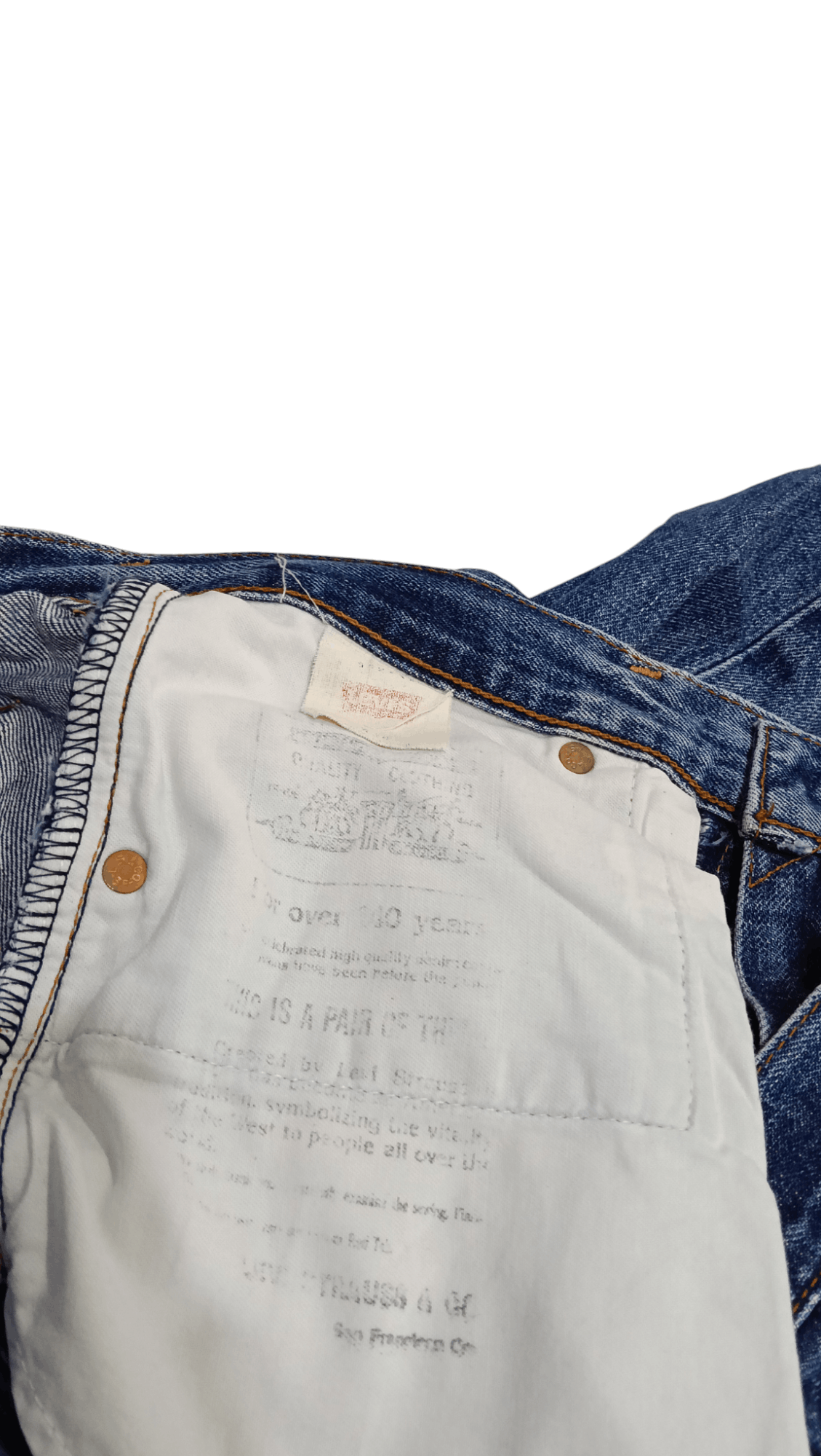 Levi's Levis 502 Selvedge Big E Denim Japan (S321) W31 Size US 31 - 6 Thumbnail