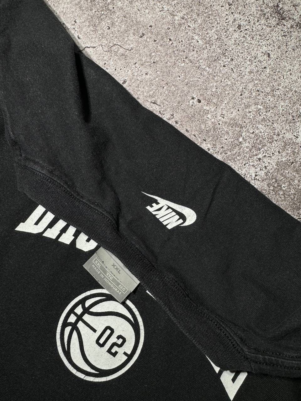 Nike × Vintage Vintage Nike Basketball Black y2k T-shirt Streetwear Cotton Size US XXL / EU 58 / 5 - 7 Thumbnail