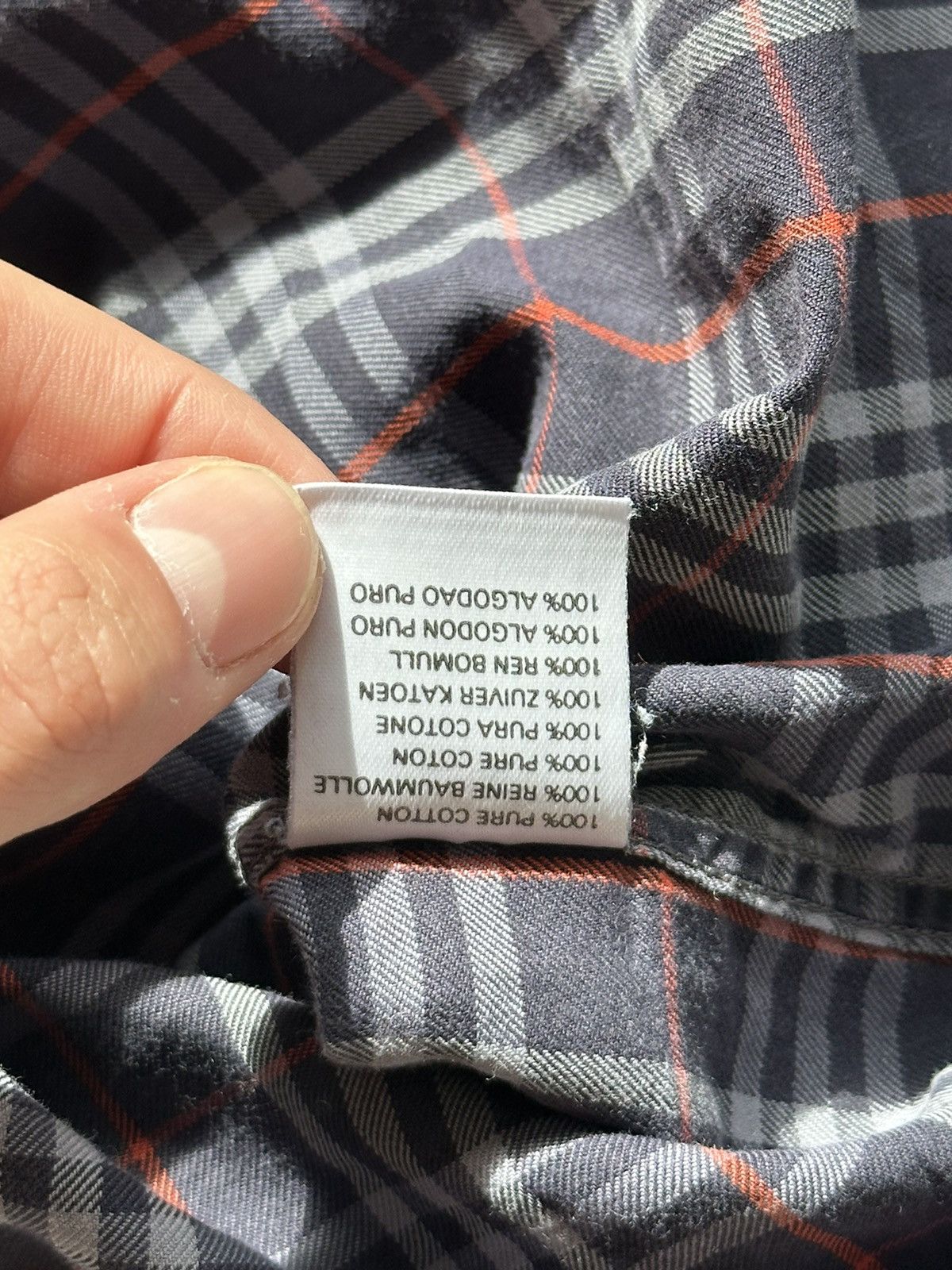 Burberry Vintage Burberry London Nova Check Plaid Shirt Button Size M Size US M / EU 48-50 / 2 - 12 Thumbnail