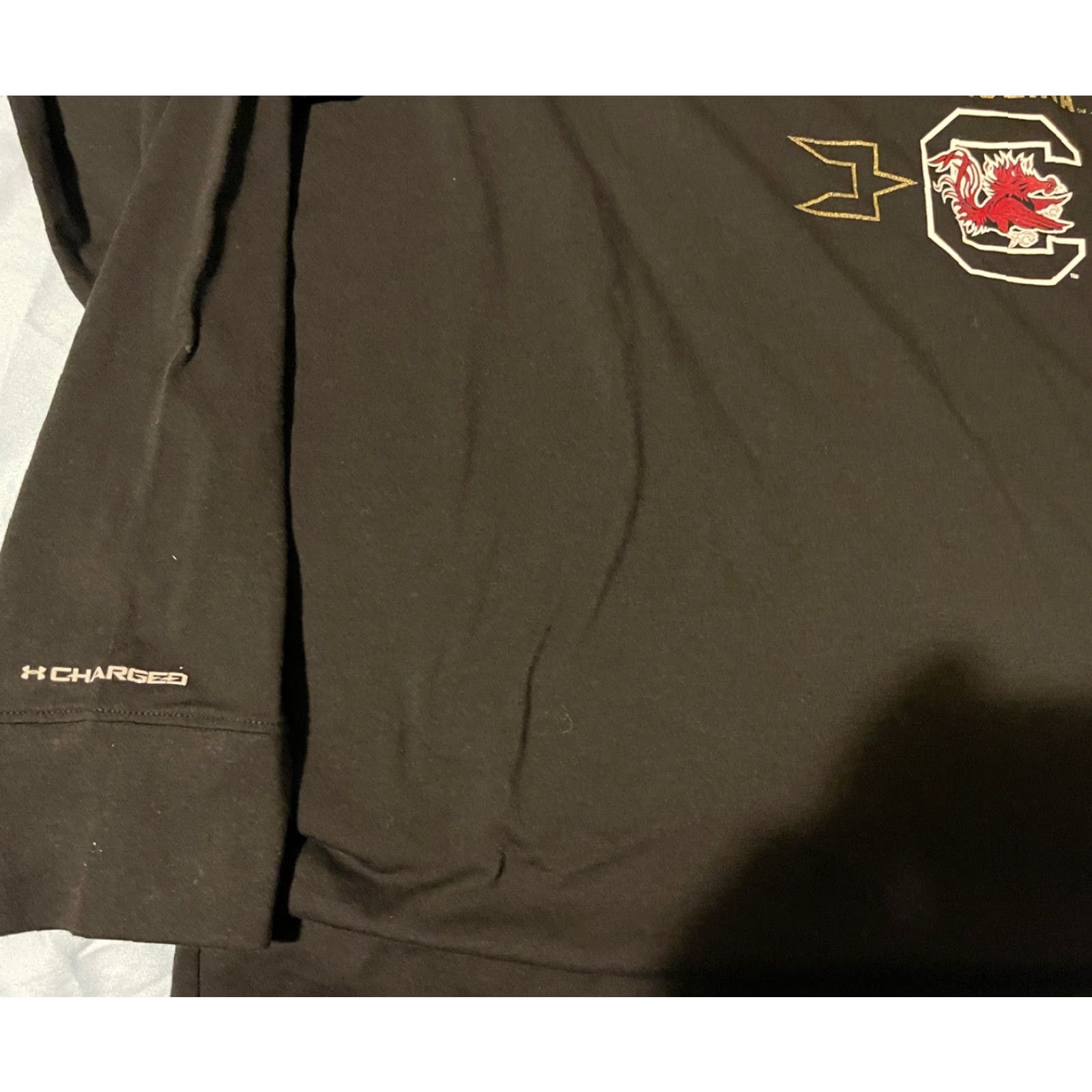 Under Armour Under Armour Shirt Adult 3XL HearGear Outshine Everyone Black Loose T-Shirt Mens Regular Crew Neck Short Sleeve Size US XXL / EU 58 / 5 - 2 Thumbnail
