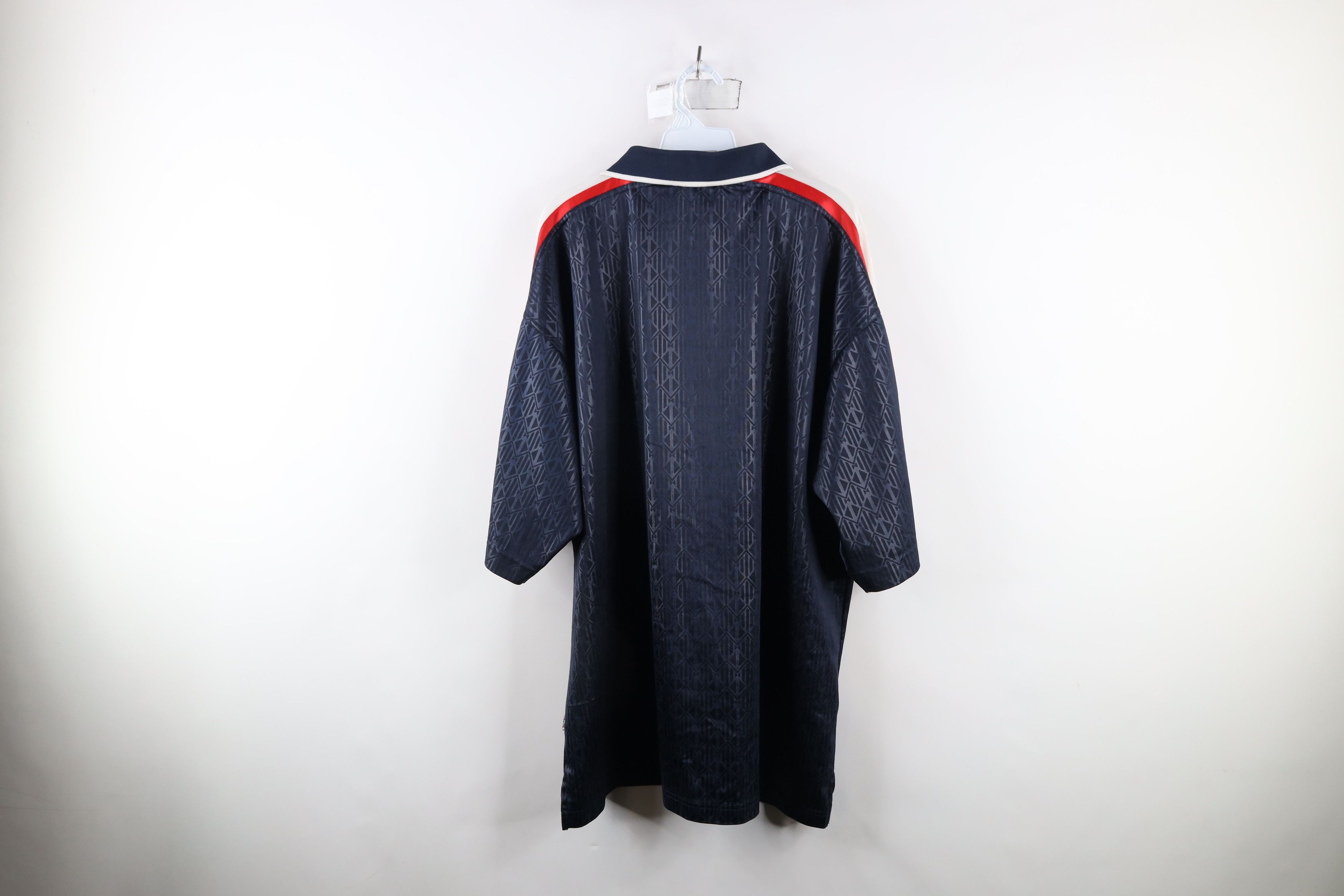 Fila × Vintage Vintage 90s Fila Spell Out Collared Pullover Polo Shirt Size US XXL / EU 58 / 5 - 11 Thumbnail