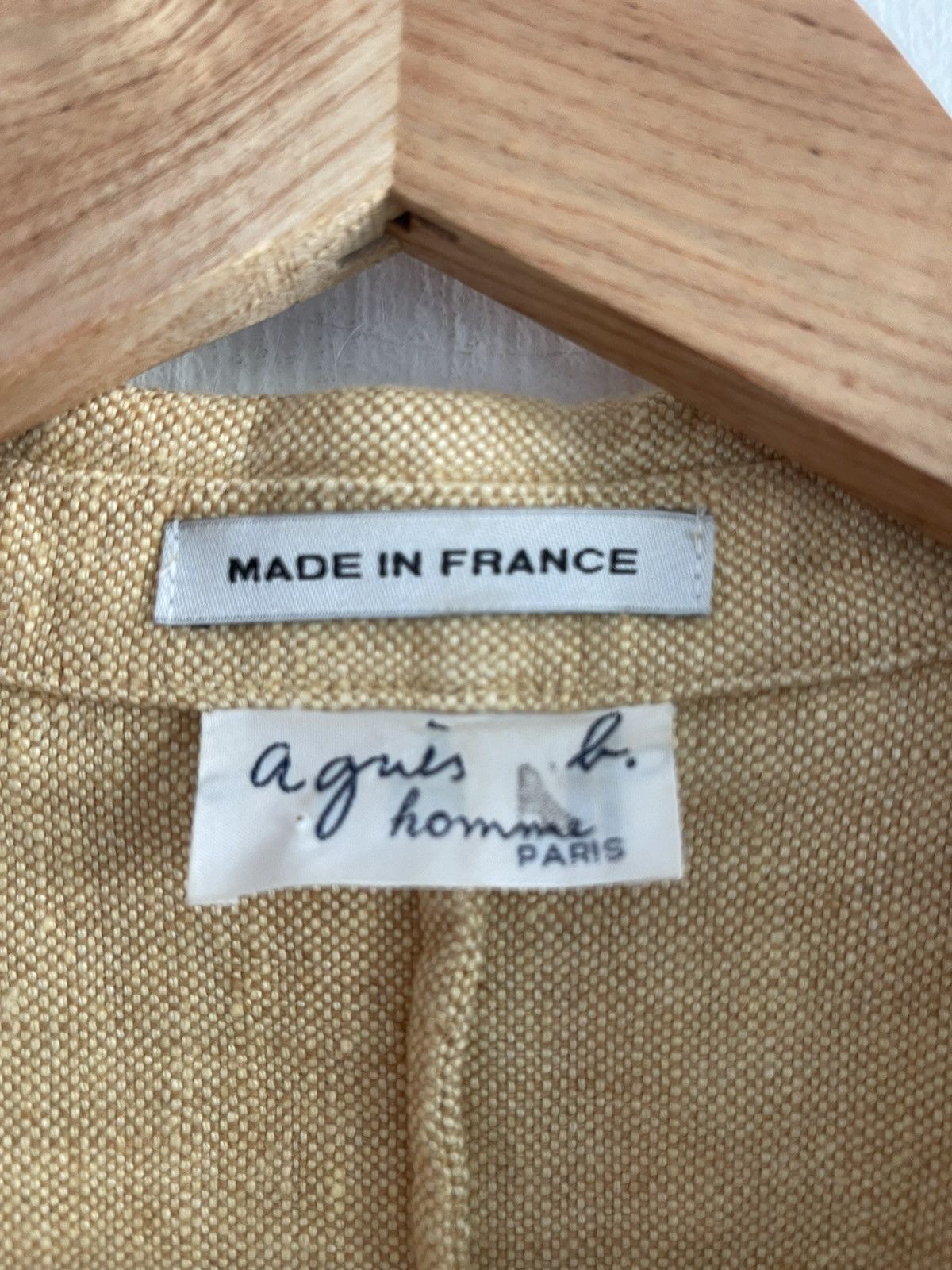 agnes b. Agnes b Linen Blazer Jacket Size XL / US 12-14 / IT 48-50 - 3 Thumbnail