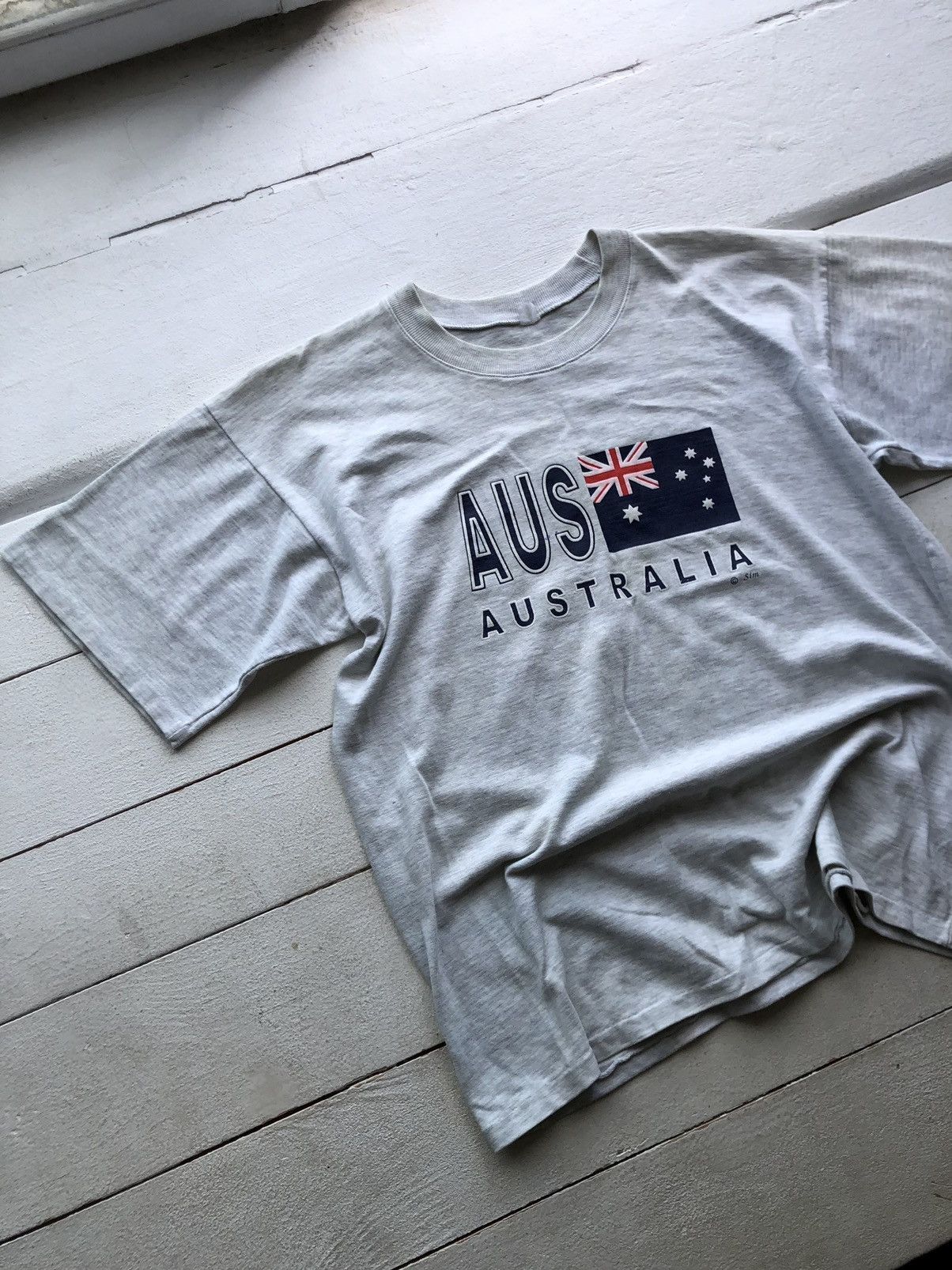 Vintage Australia Very Rare Vintage Over Size Big Log Single Stitch Size US L / EU 52-54 / 3 - 1 Thumbnail