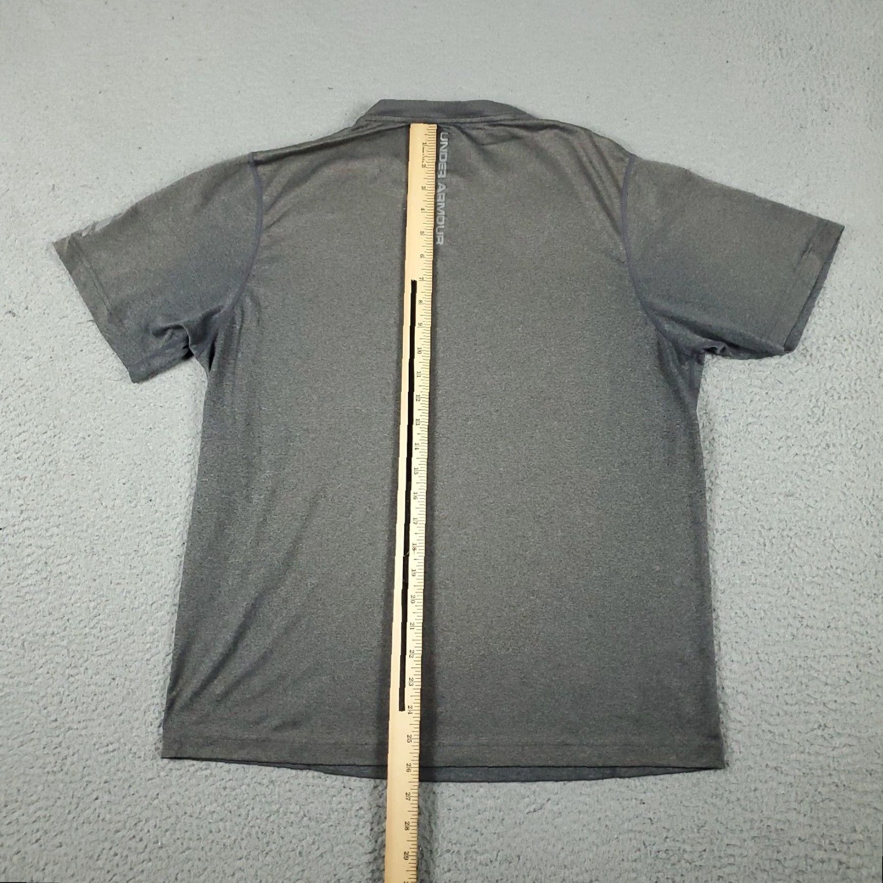 Under Armour Under Armour Run T Shirt Mens Large Gray Heatgear Active Workout Adult Size US L / EU 52-54 / 3 - 4 Thumbnail