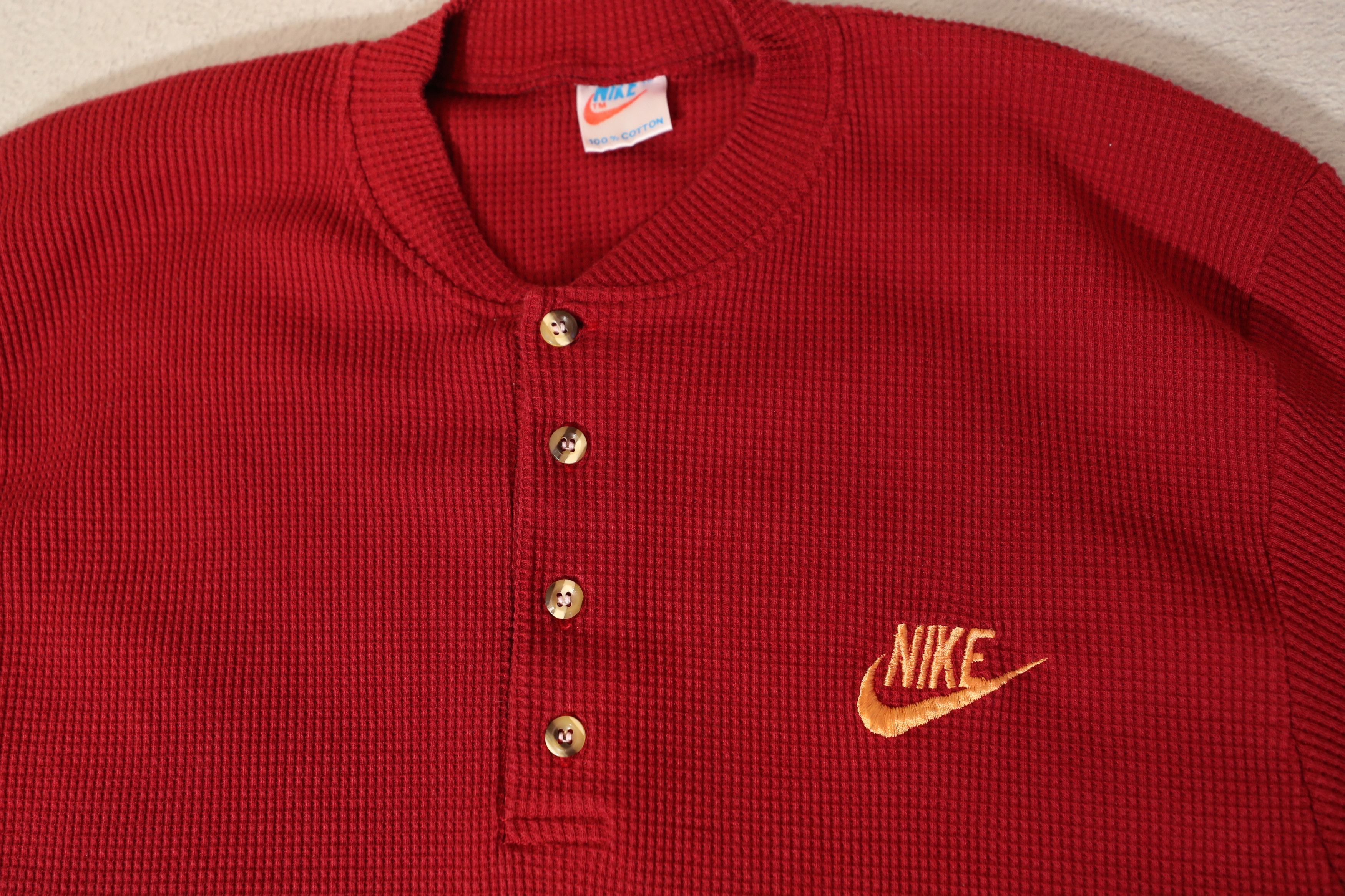 Nike Vintage Nike Henley (M/L) Size US M / EU 48-50 / 2 - 5 Thumbnail