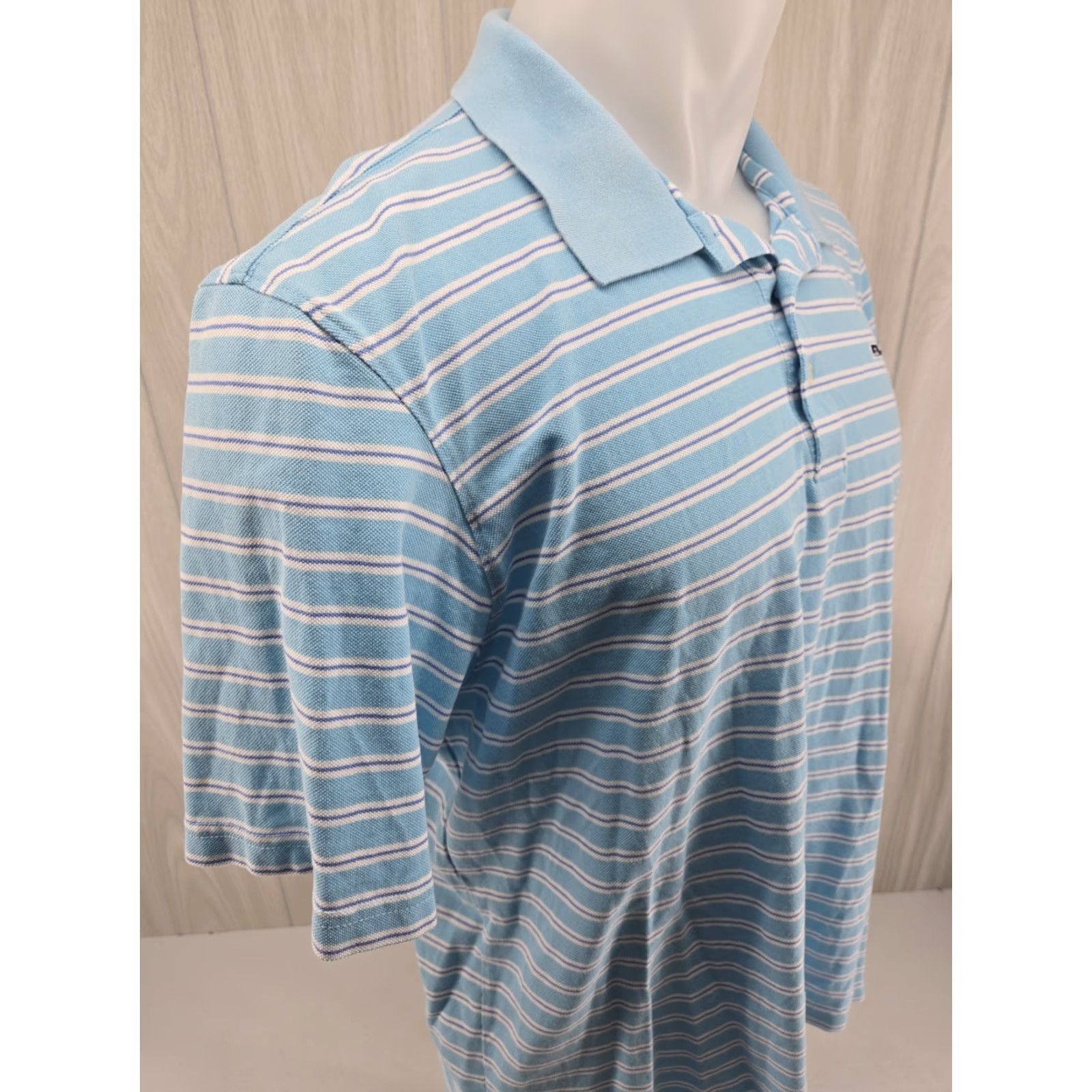 Vineyard Vines Vineyard Vines Polo Shirt Mens Size Large Blue White Striped Cotton Size US L / EU 52-54 / 3 - 6 Thumbnail