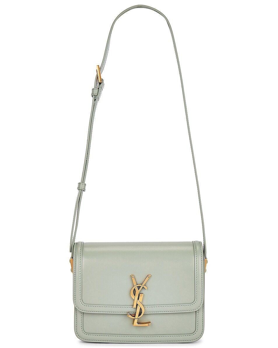 Saint Laurent Paris o1bcso1str0425 Size: OS/Puffer Small Chain Bag in Quite Blue Size ONE SIZE - 1 Thumbnail