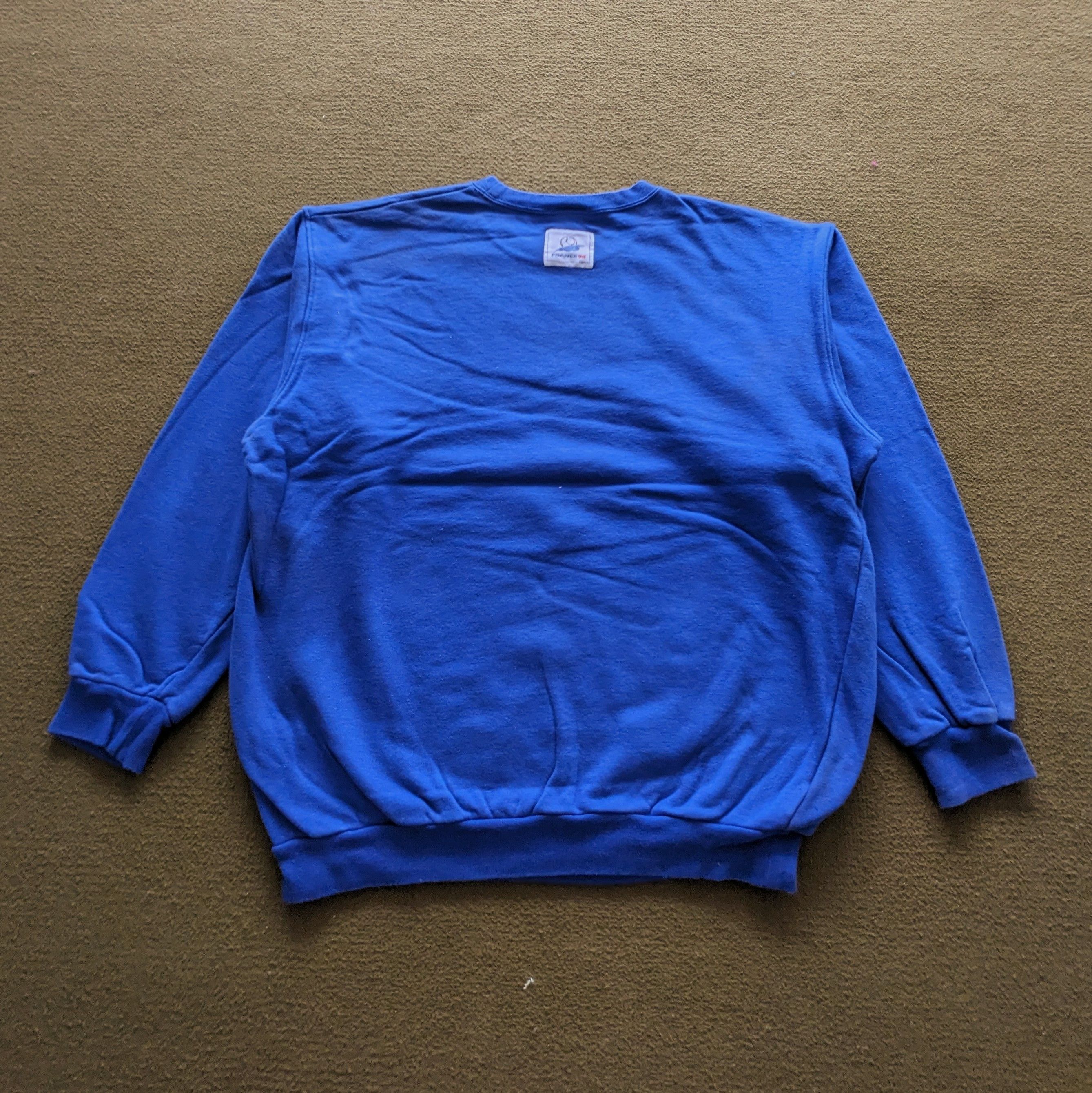 Vintage Vintage France 98 FIFA World Cup Sweatshirt Size US L / EU 52-54 / 3 - 3 Thumbnail