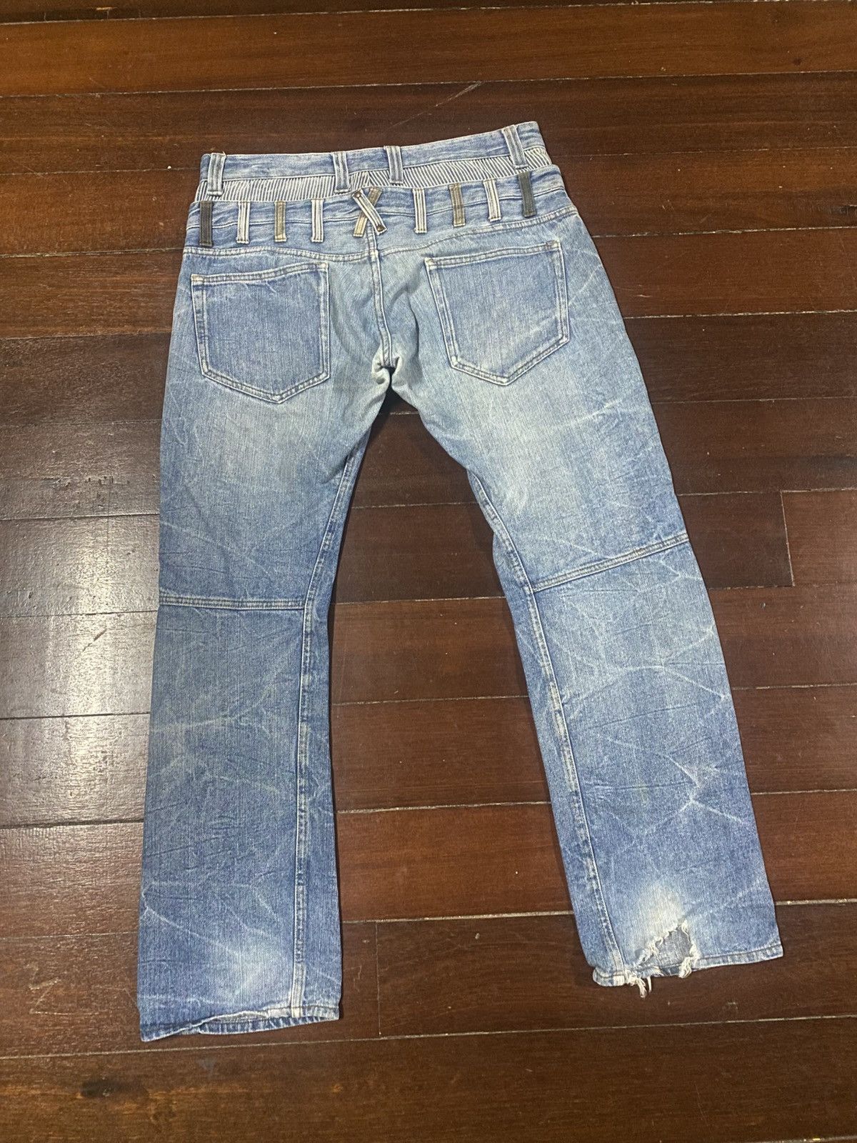 Japanese Brand Rare Jack Serika Double Waist Punk Style Japan Jeans Size US 34 / EU 50 - 9 Thumbnail