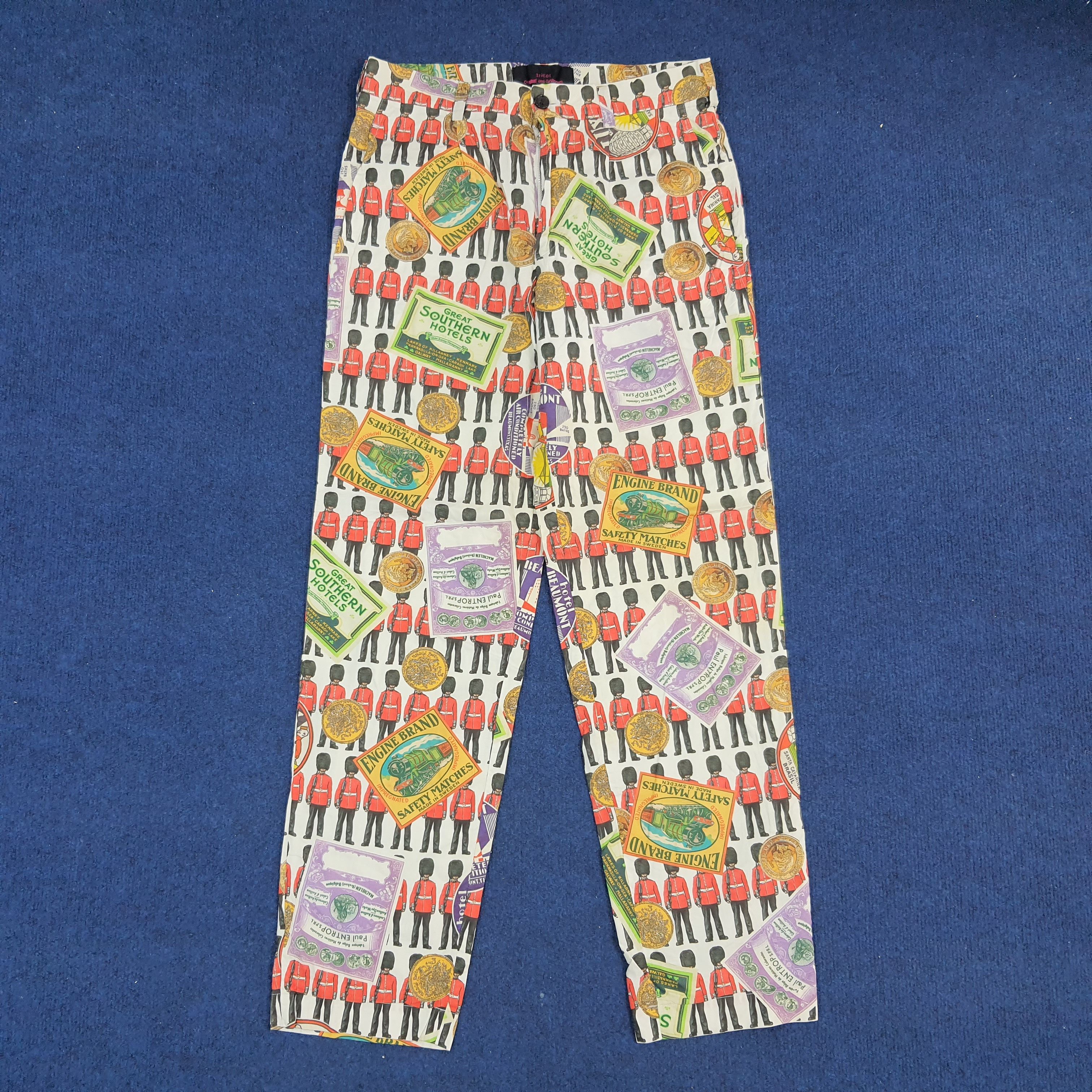 Comme des Garcons Vintage Tricot Comme Des Garcons Overprint Casual Pants Size US 28 / EU 44 - 1 Thumbnail