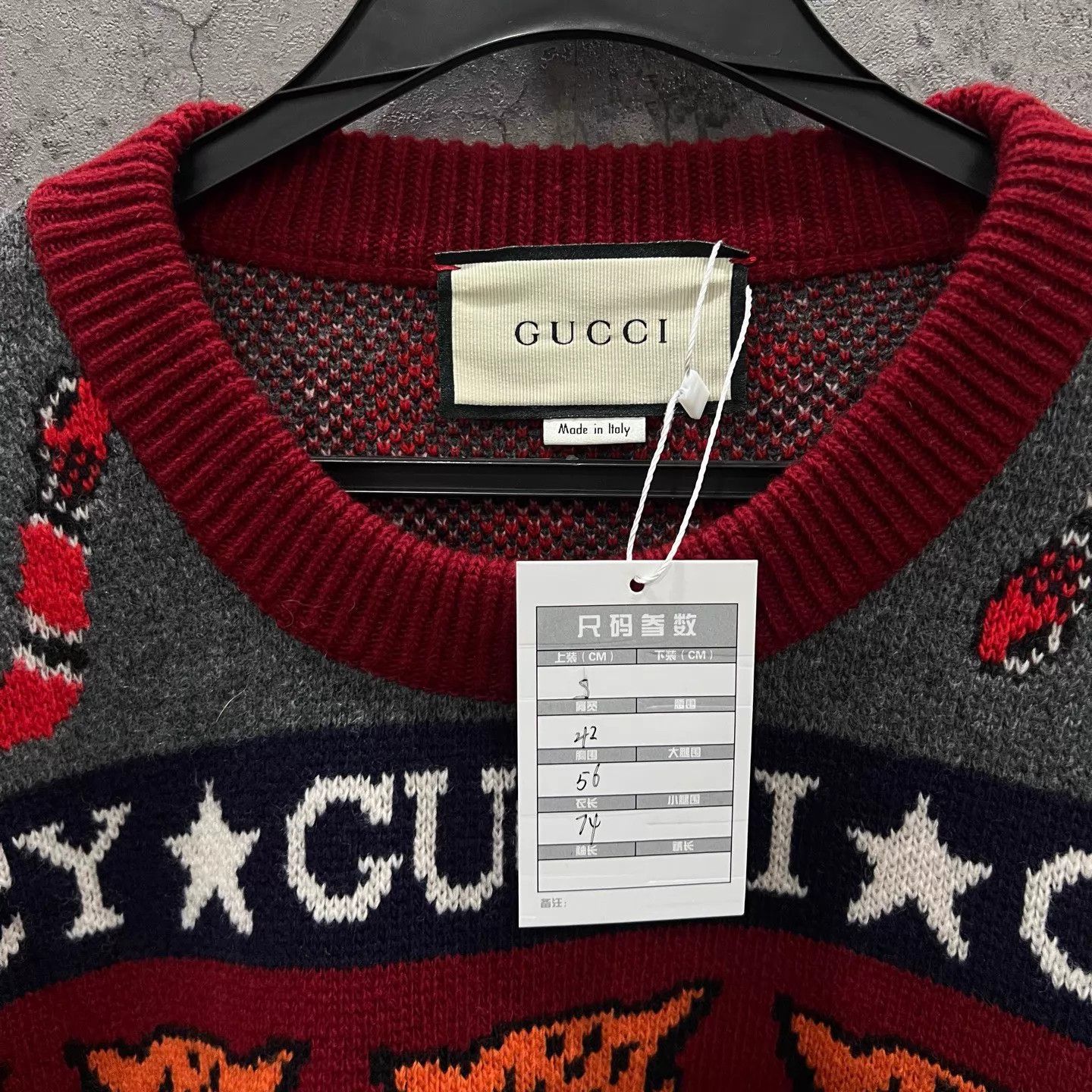 Gucci GUCCI Tiger Head Knit LS Sweater S New Size S / US 4 / IT 40 - 3 Thumbnail
