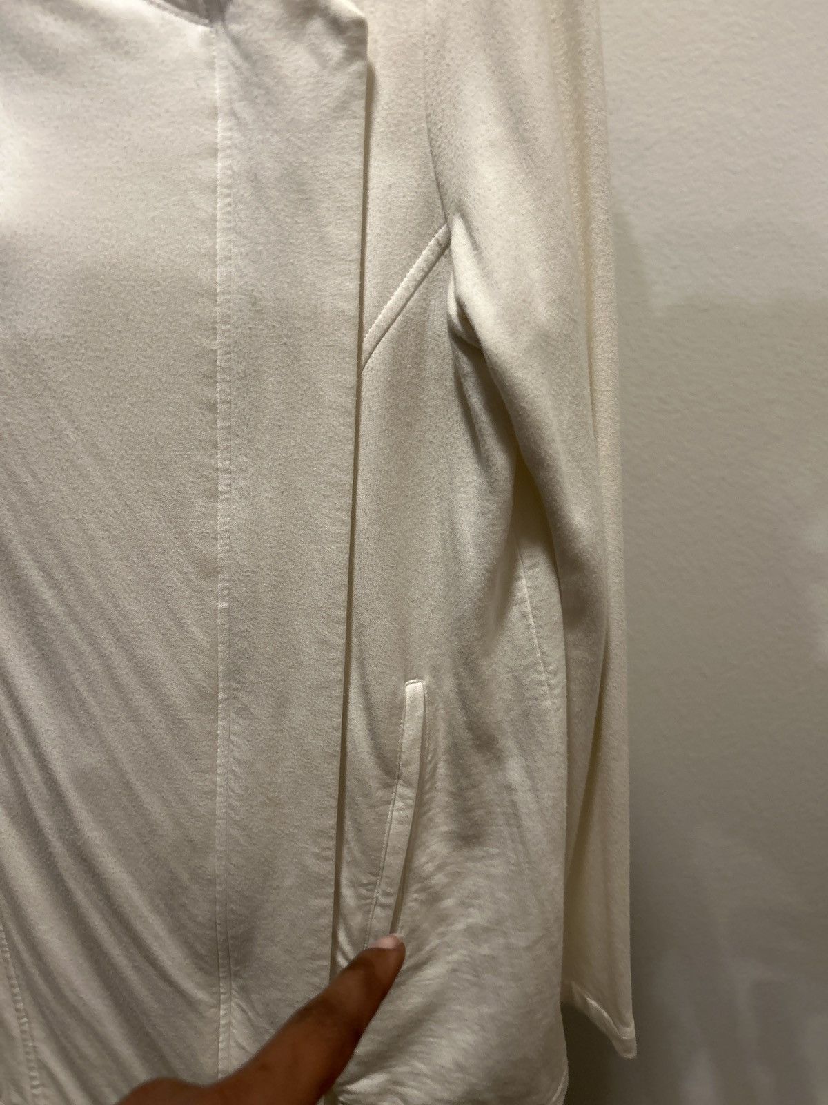 Helmut Lang Asymmetrical Zip Villous Hoodie Size US S / EU 44-46 / 1 - 5 Thumbnail