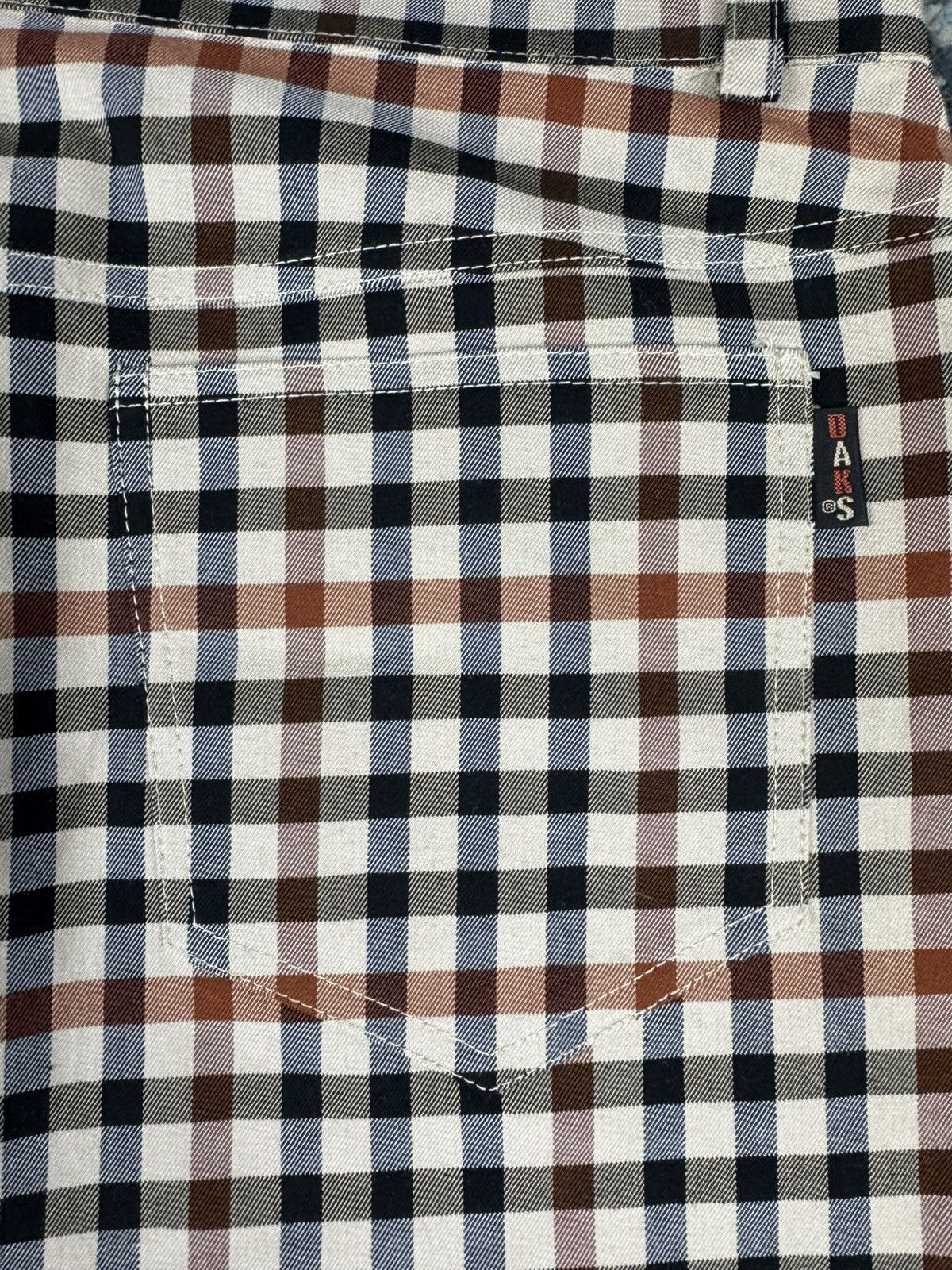 DAKS × Vintage Vintage y2k Daks London pattern checked pants straight fit Size US 32 / EU 48 - 12 Thumbnail