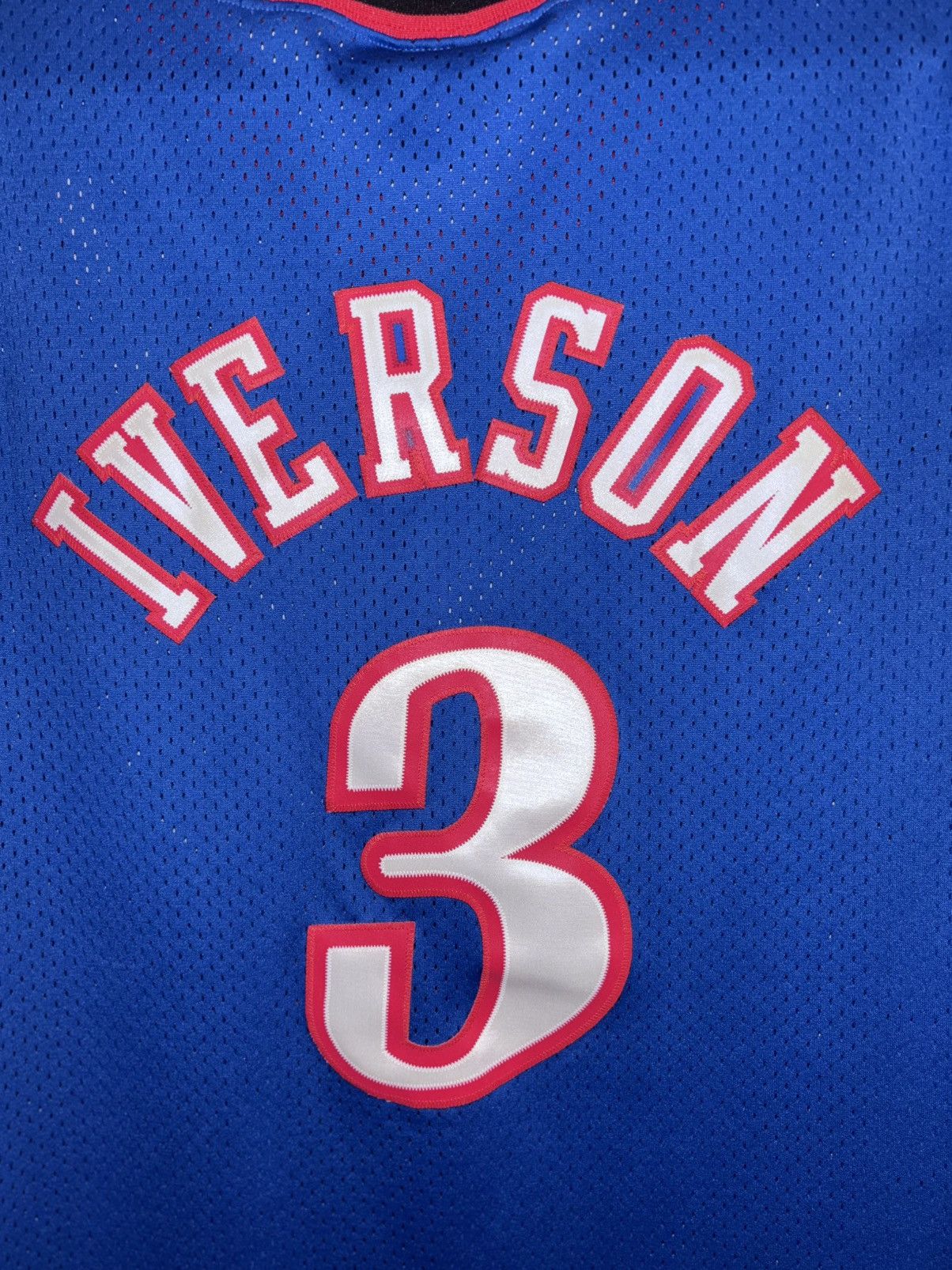 Nike Nike 76ers Allen Iverson #3 Blue Red Jersey XL Vintage Size US XL / EU 56 / 4 - 6 Thumbnail