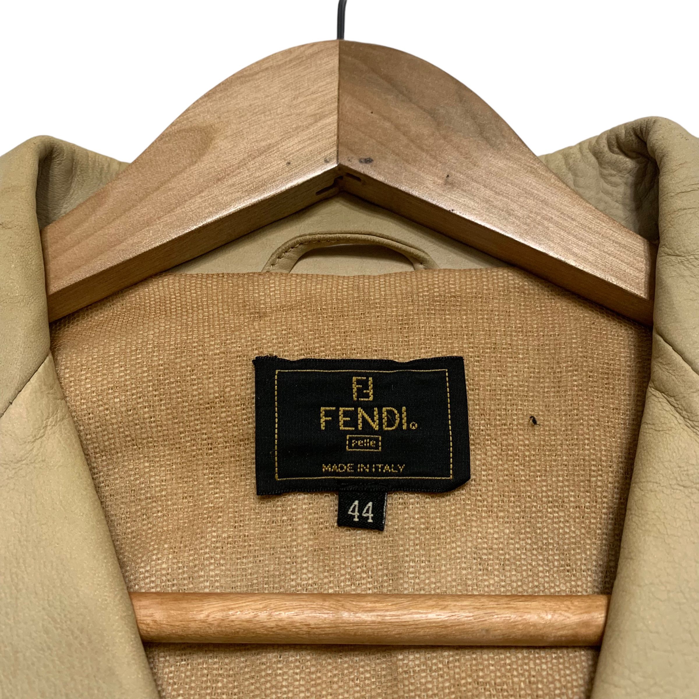 Fendi Vintage Fendi Leather Coat Size US S / EU 44-46 / 1 - 9 Thumbnail