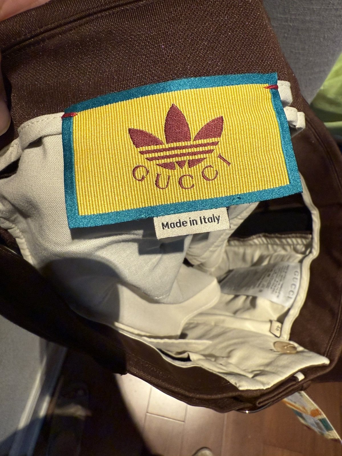 Adidas × Gucci dark brown jersey pants size46 Size US 30 / EU 46 - 13 Thumbnail