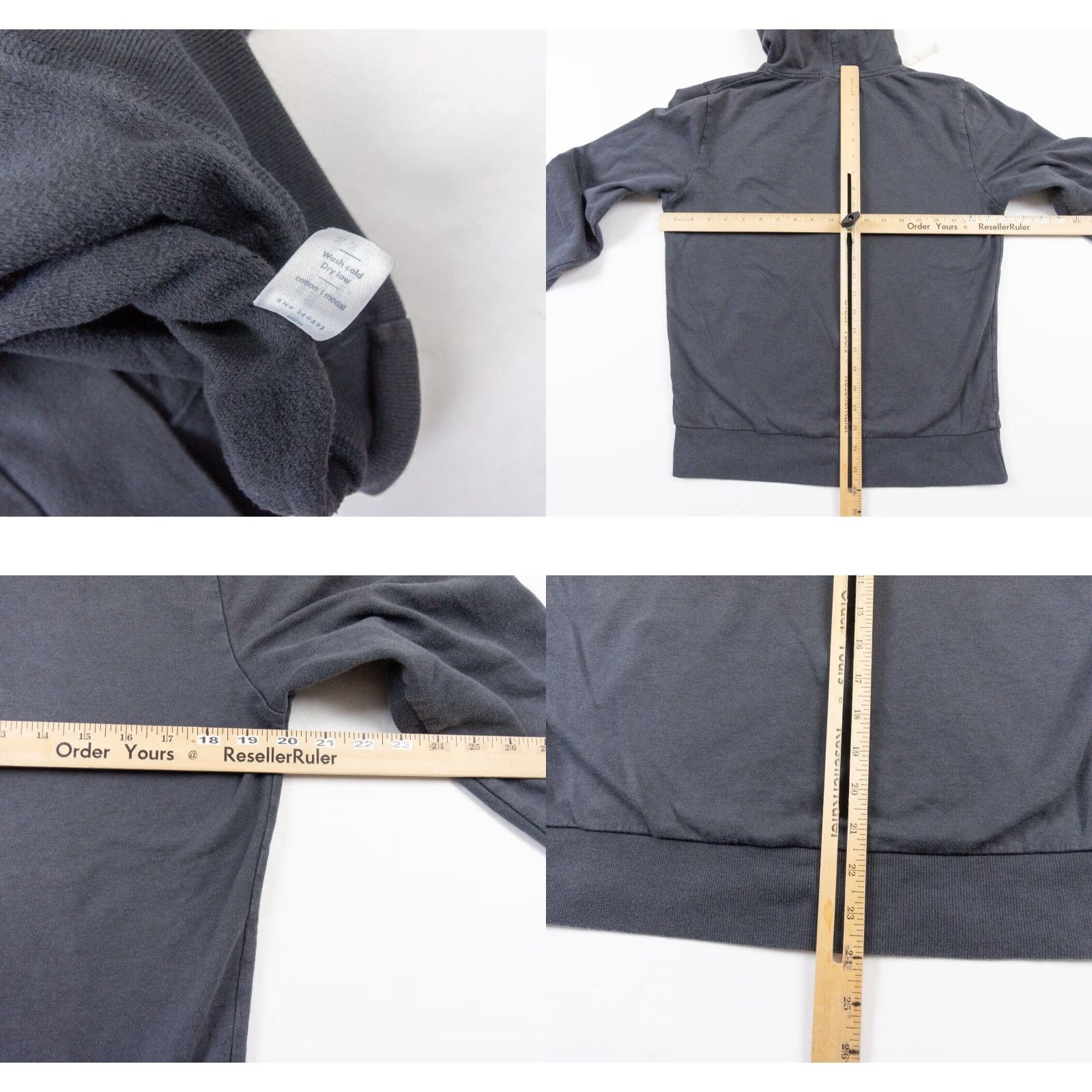 Marine Layer Marine Layer Hoodie Adult XS Gray Full Zip Lightweight Logo Facebook - Regular Fit, Men Size US XS / EU 42 / 0 - 8 Thumbnail