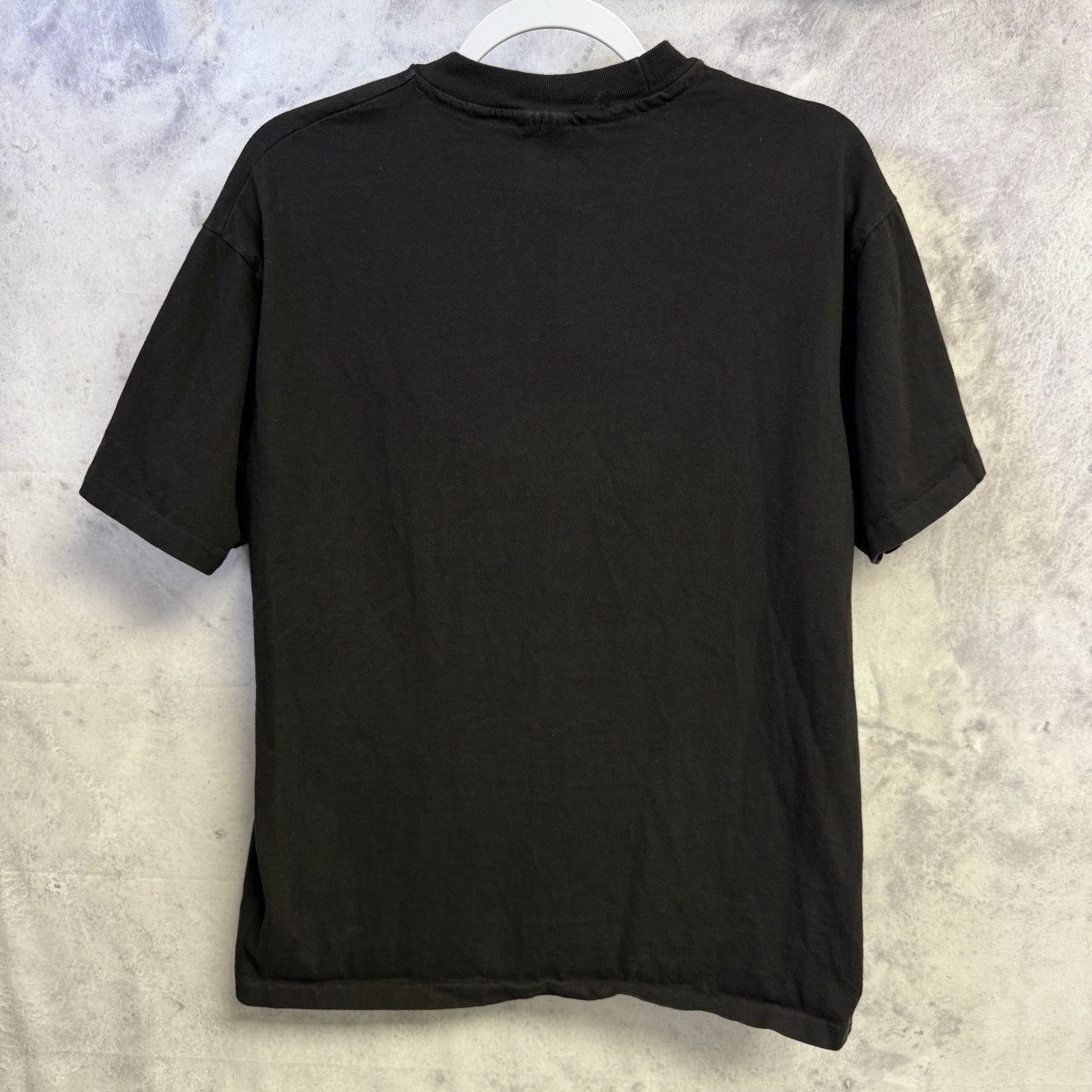 Vintage Vintage Funny Saying T Shirt Mens XL Black Short Sleeve Caut Size US XL / EU 56 / 4 - 2 Thumbnail