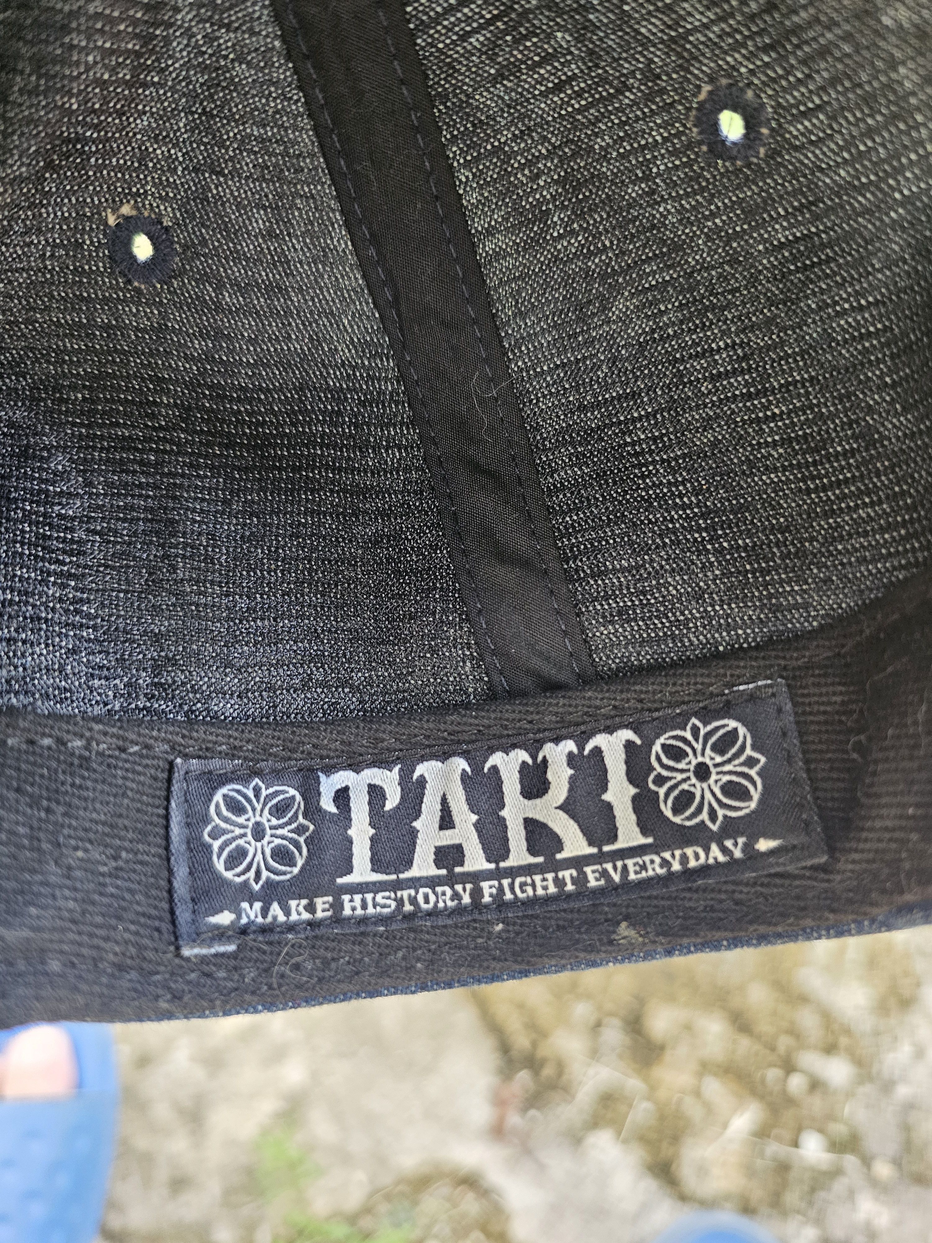 Japanese Brand Takigrew Denim A Frame Cap Size ONE SIZE - 6 Thumbnail