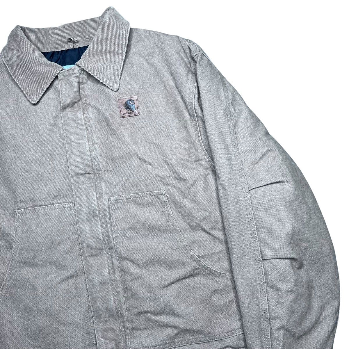 Carhartt × Vintage Vtg 2000s Carhartt J02 Arctic Quilt Lined Tan Canvas Jacket Size US XXL / EU 58 / 5 - 18 Thumbnail