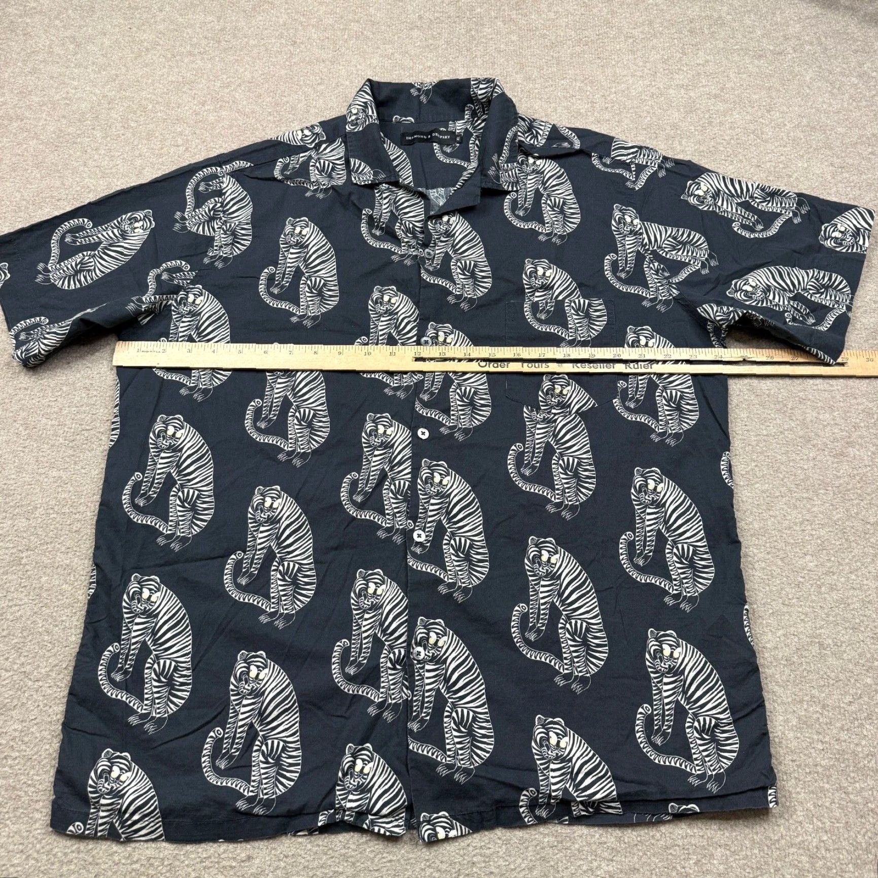 Vintage Desmond Dempsey Pajama Top Shirt XL Black Men Brevity? Size US XL / EU 56 / 4 - 5 Thumbnail