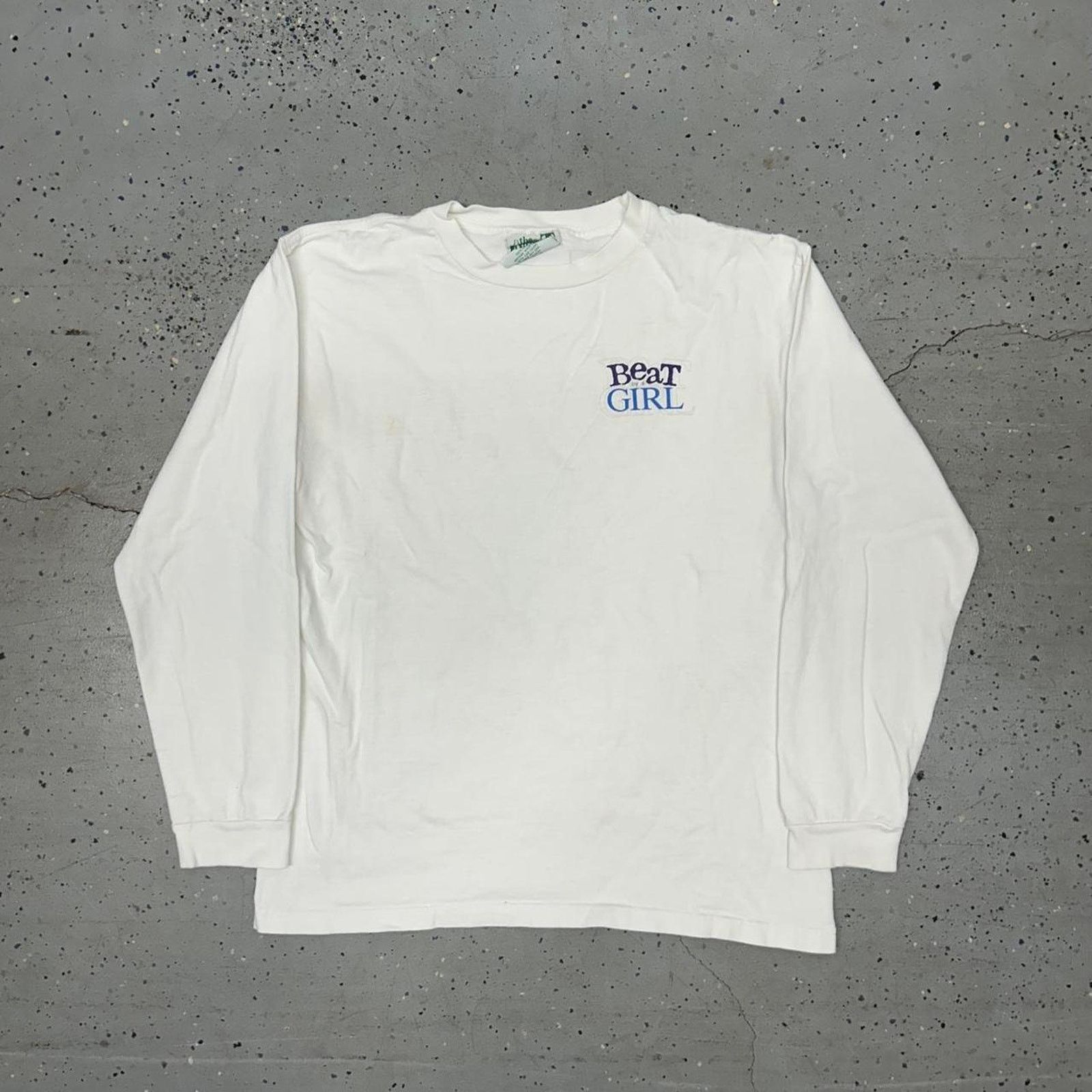 Other VTG 90s White "Losing Beat Girl" long sleeve shirt Size M / US 6-8 / IT 42-44 - 2 Thumbnail