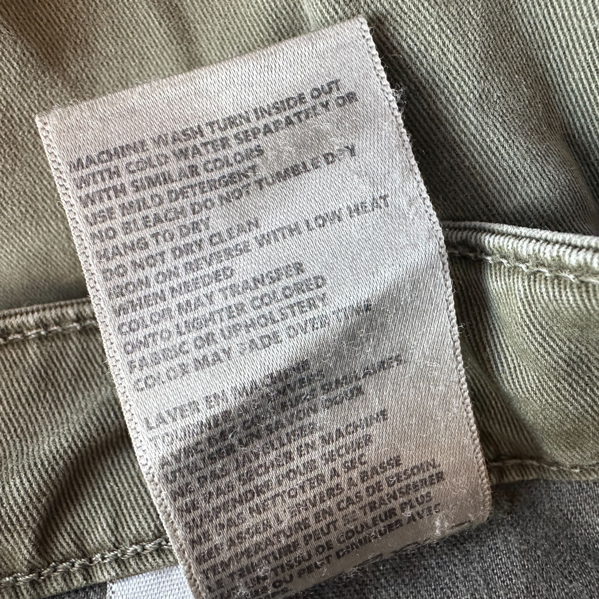 L'AGENCE L'Agence Womens 29 Pants Montgomery Skinny Cargo Pant Green Size 29" - 9 Thumbnail