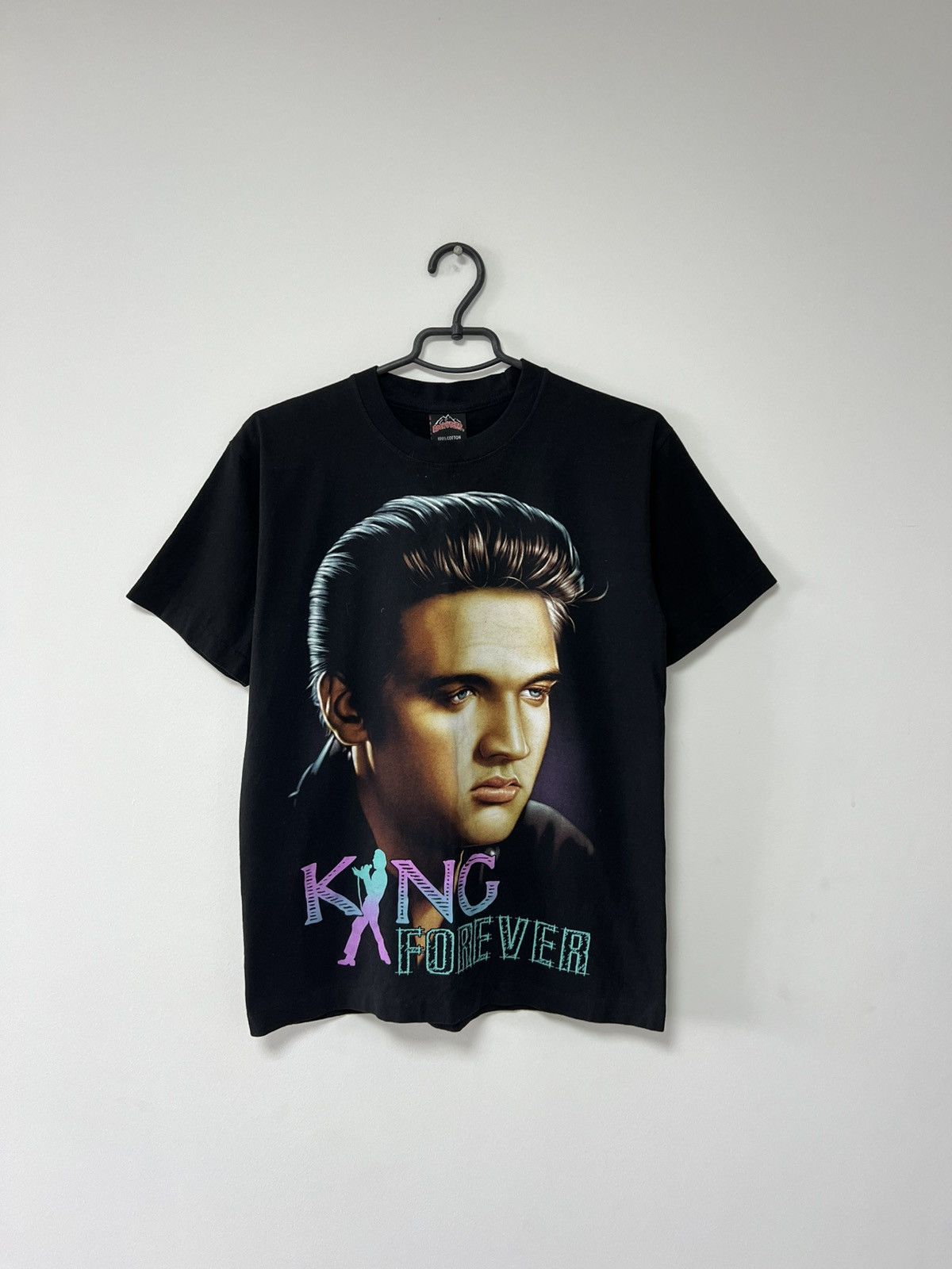 Vintage Vintage 90’s Elvis Presley Rock n Roll King Mens Rare sz M Size US M / EU 48-50 / 2 - 2 Thumbnail