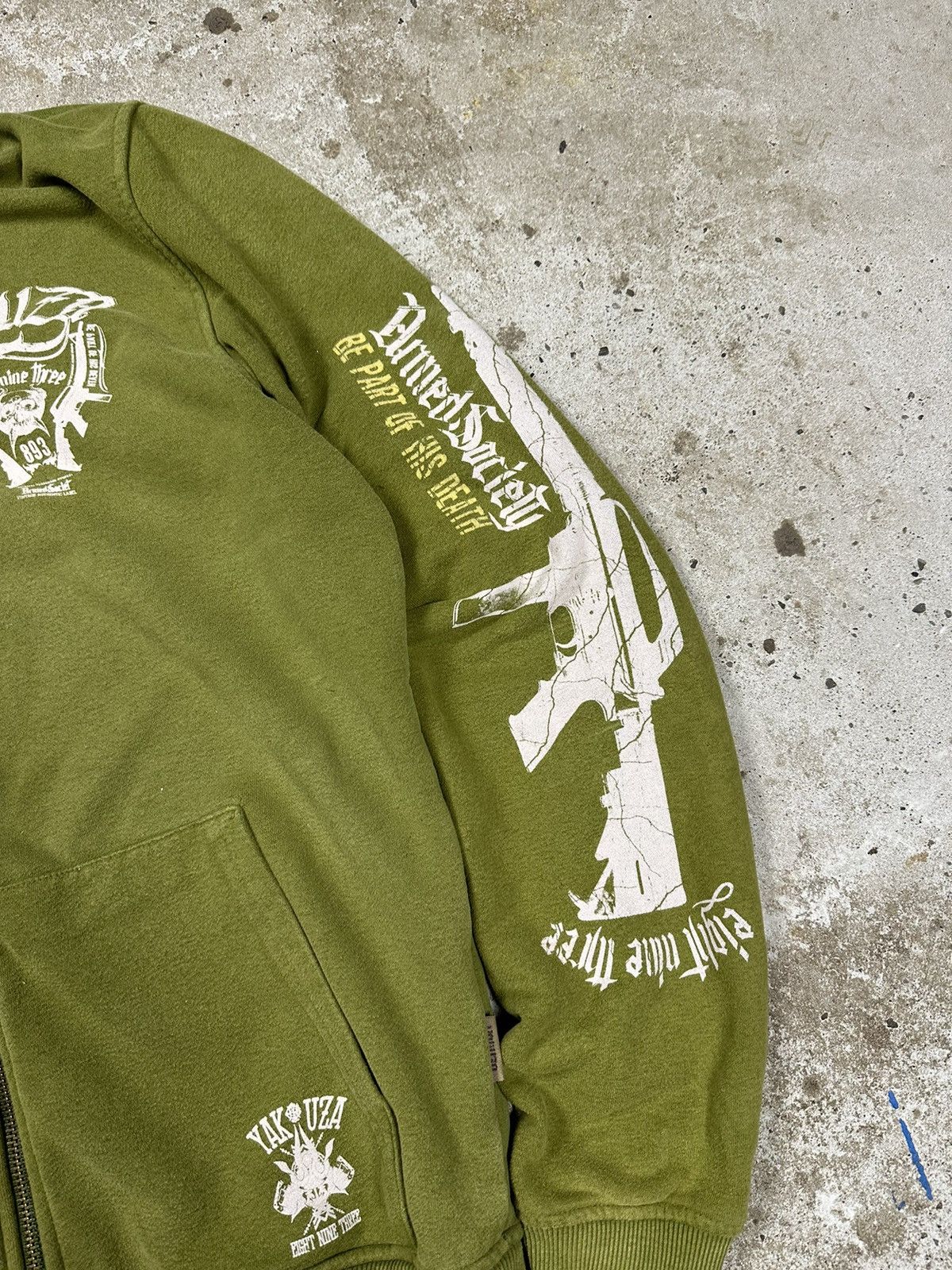 Japanese Brand ‼️ Vintage y2k Yakuza Hoodie Embroidery Logo Sweatshirt Size US XL / EU 56 / 4 - 5 Thumbnail