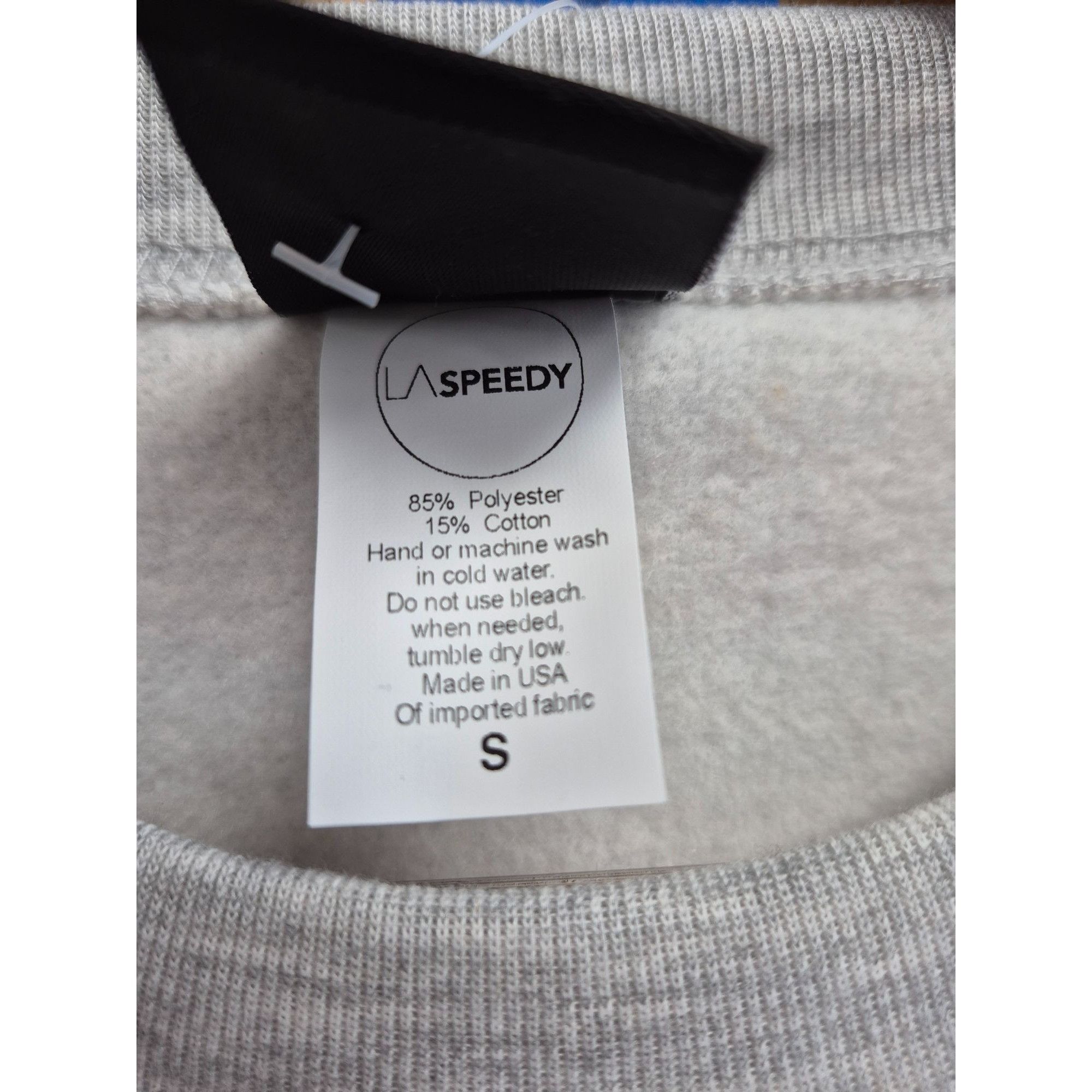 Other La Speedy Gray Crewneck Sweatshirt S Polyester Cotton Blend Size S / US 4 / IT 40 - 4 Thumbnail