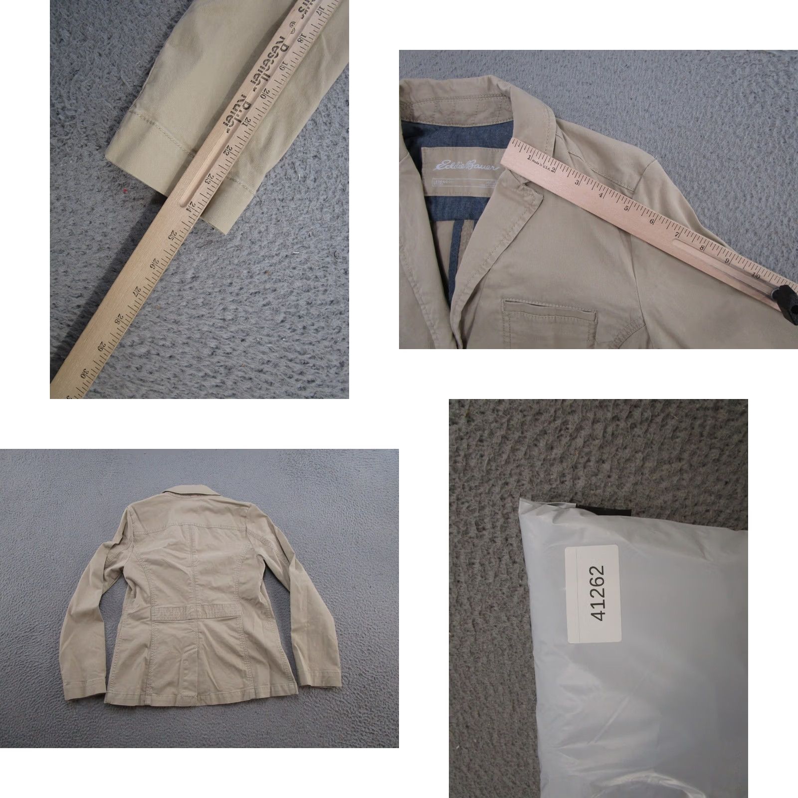 Eddie Bauer Eddie Bauer Jacket Button Up Khaki Beige Women 8 Pockets Casual Fall Spring Shirt/Hoodie (adjusted to fit rules) Size M / US 6-8 / IT 42-44 - 8 Thumbnail