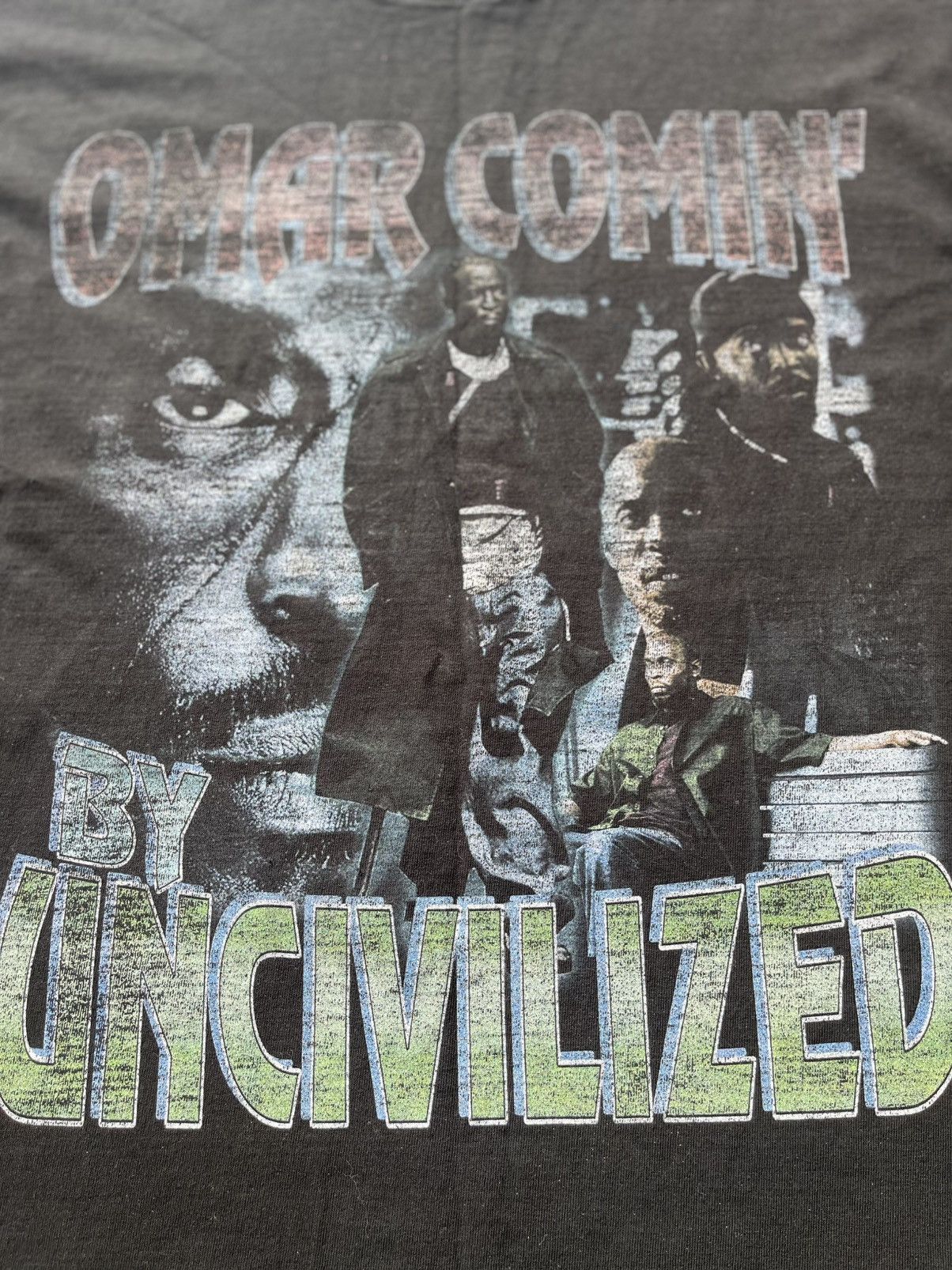 Vintage Uncivilized ‘Omar Comin’ Graphic Tee - Rare Streetwear Size US M / EU 48-50 / 2 - 4 Thumbnail