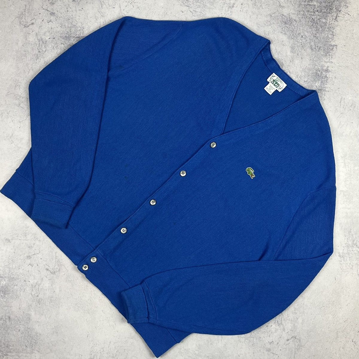 Lacoste Vintage Lacoste Izod made in USA sweater cardigan 80’s Size US XL / EU 56 / 4 - 1 Thumbnail