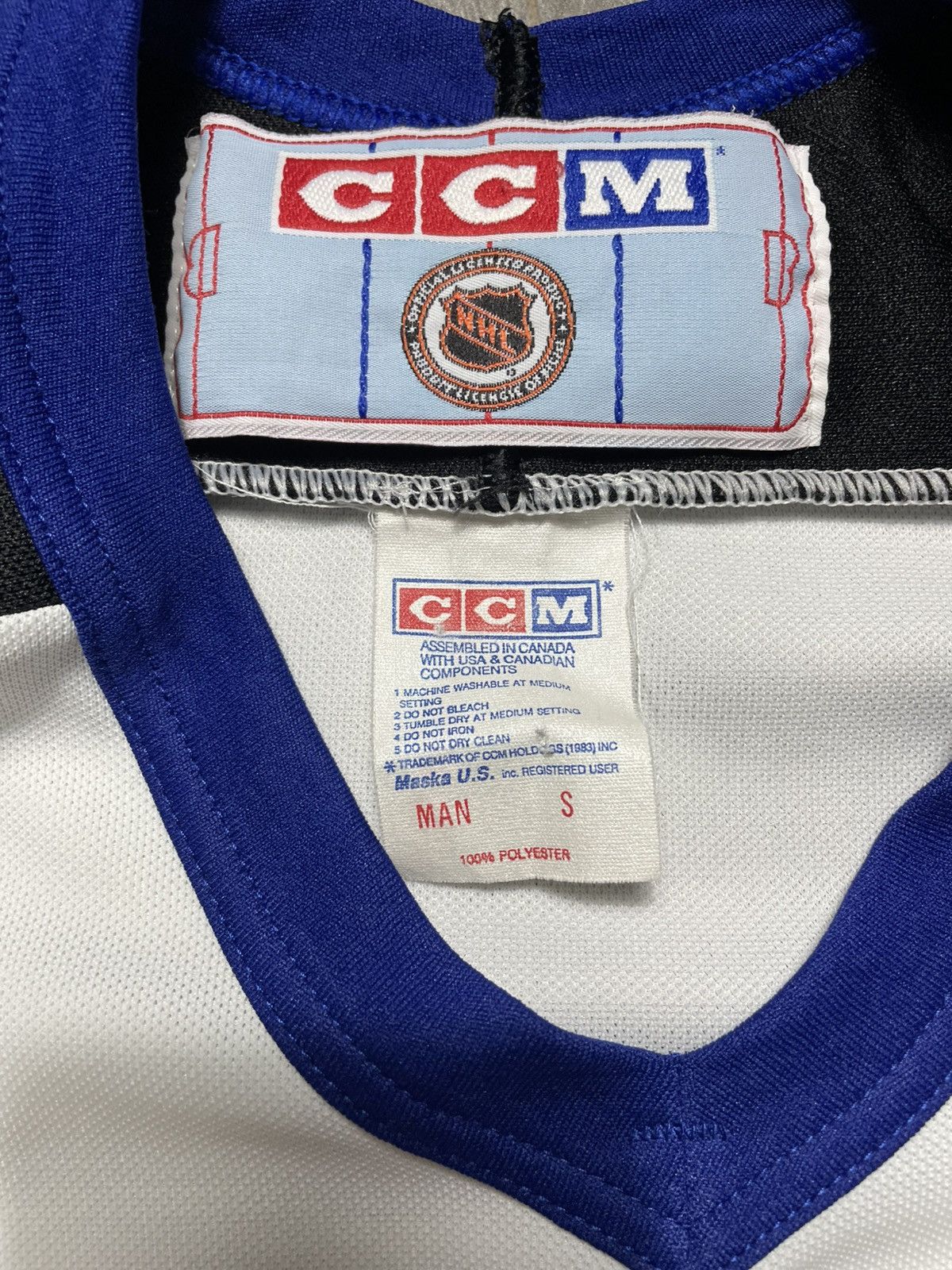 NHL Vintage 90s Tampa Bay Lightning Hockey Jersey Small S Blank Size US S / EU 44-46 / 1 - 9 Thumbnail