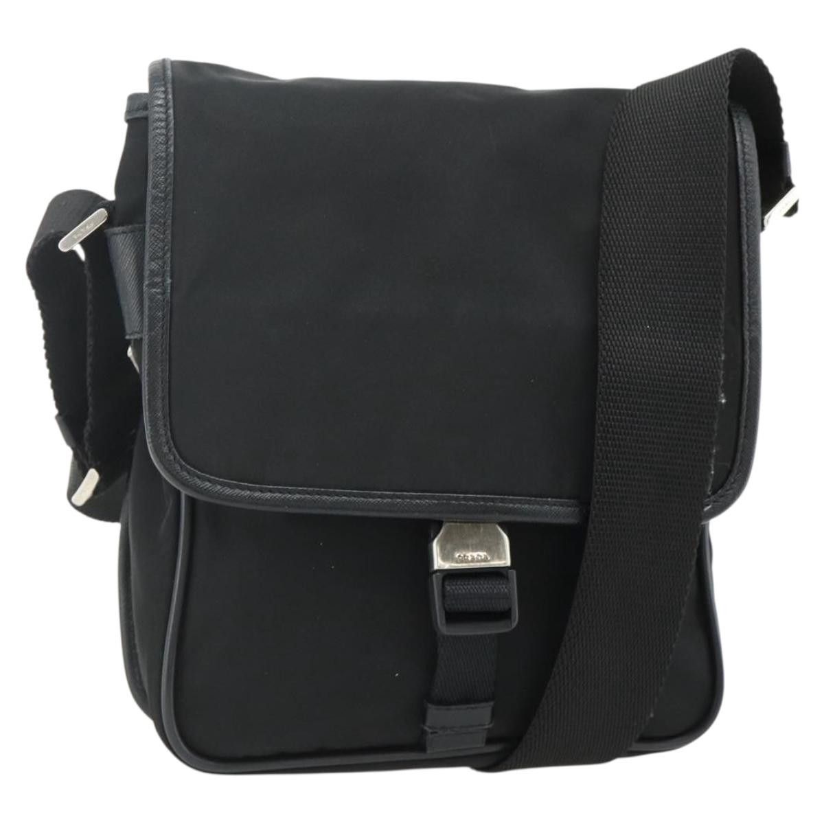 Prada Archive Prada black leather shoulder bag (00s) | Grailed