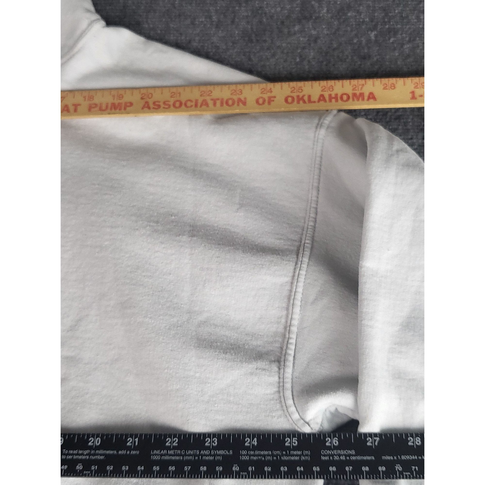 Gildan Gildan Heavy Cotton Hoodie Men Sz XXL White Graphic Print Ga Size US XXL / EU 58 / 5 - 4 Thumbnail
