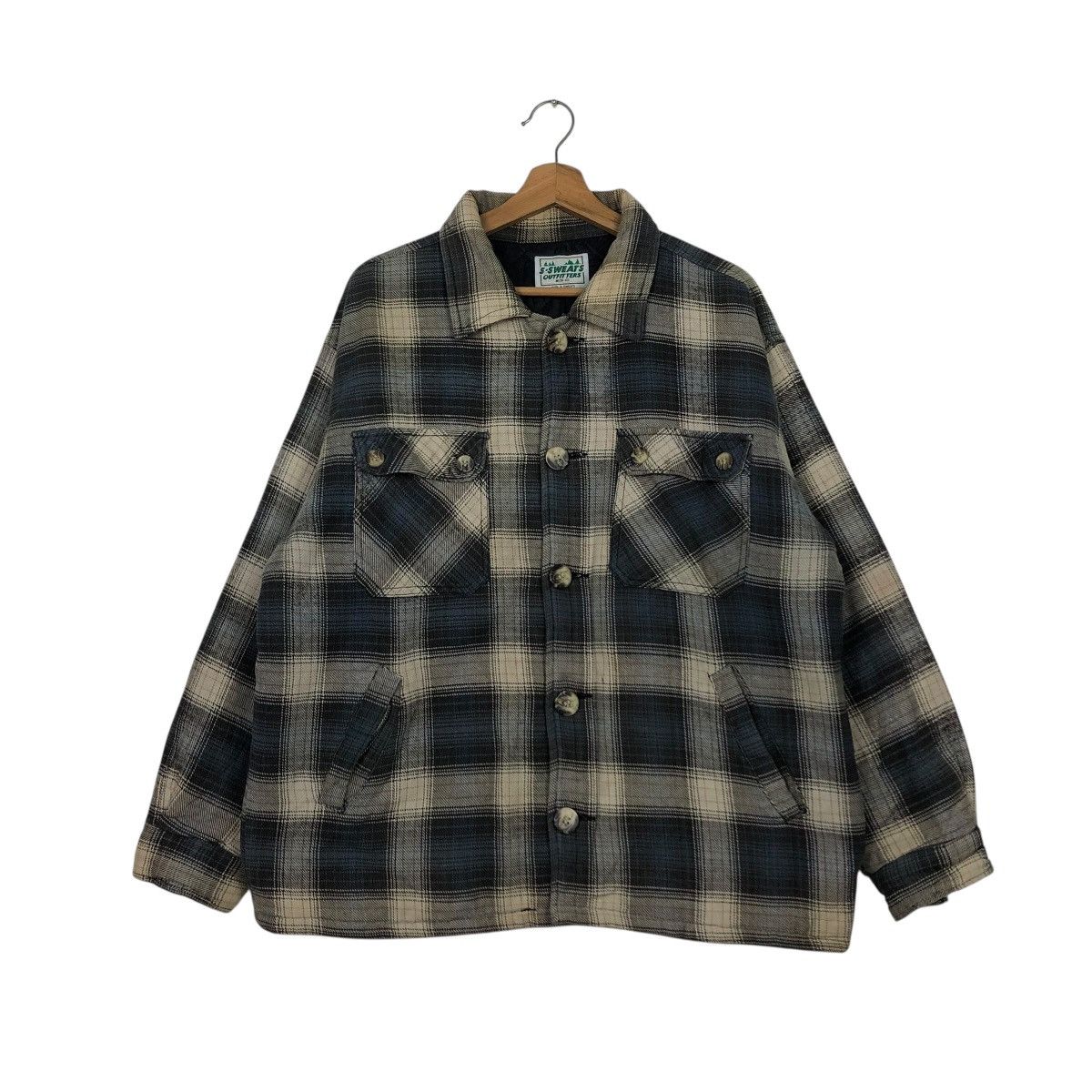 Japanese Brand 🔥VINTAGE FLANNEL JACKET TARTAN DESIGN SURF & SWEATS Size US M / EU 48-50 / 2 - 3 Thumbnail