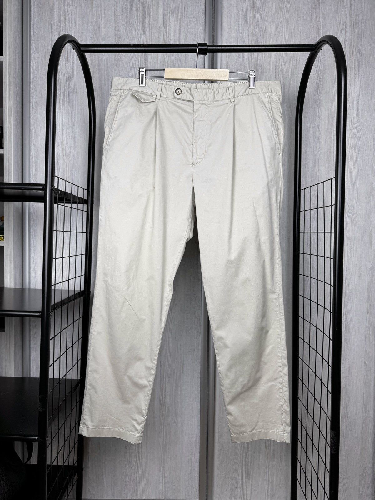 Other Windsor Solaro Silvino Beige Oragnic Cotton Suit 44R (EU 54) Size 44R - 3 Thumbnail