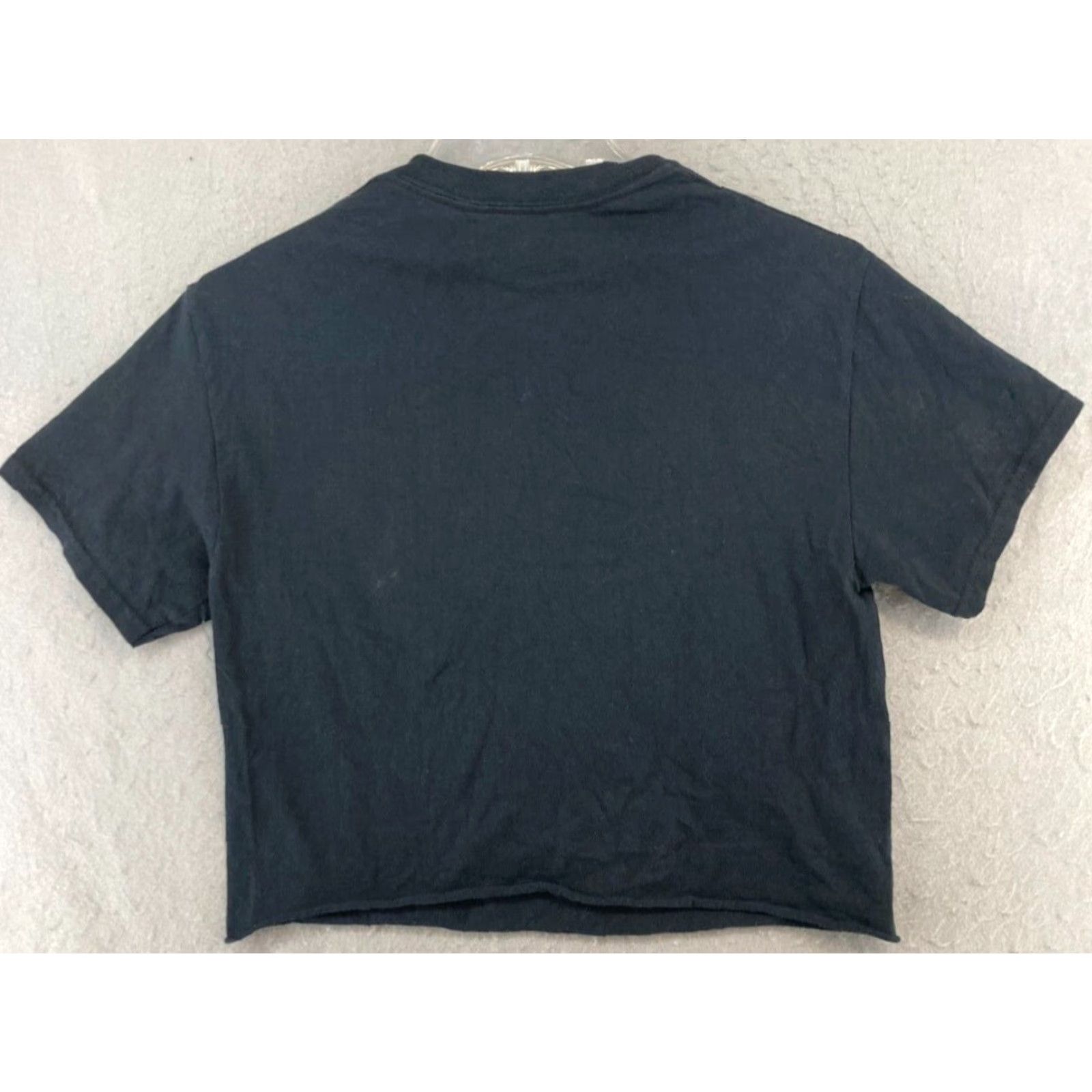 NASA NASA womens TShirt XS Black Cropped Space Shirt Womens XS Black NASA Space Cropped Graphic Print Crew Neck Short Sleeve Shirt 90s? Size XS / US 0-2 / IT 36-38 - 6 Thumbnail