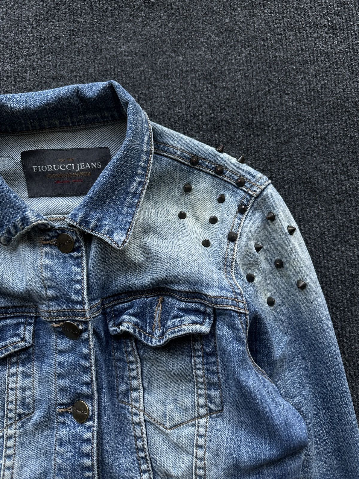 Fiorucci 🚨 WOMEN FIORUCCI BLUE DENIM WOMEN JACKET LUXURY Size S / US 4 / IT 40 - 4 Thumbnail