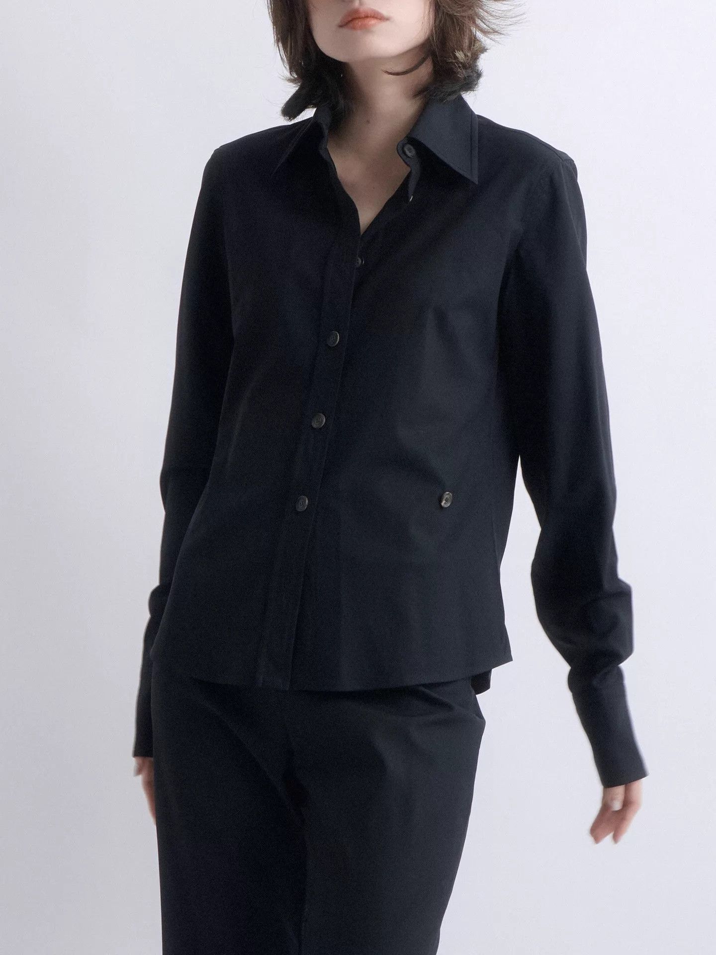 Gucci GUCCI by Tom Ford 1999 AW Black Tailored Shirt 40 Size S / US 4 / IT 40 - 6 Thumbnail