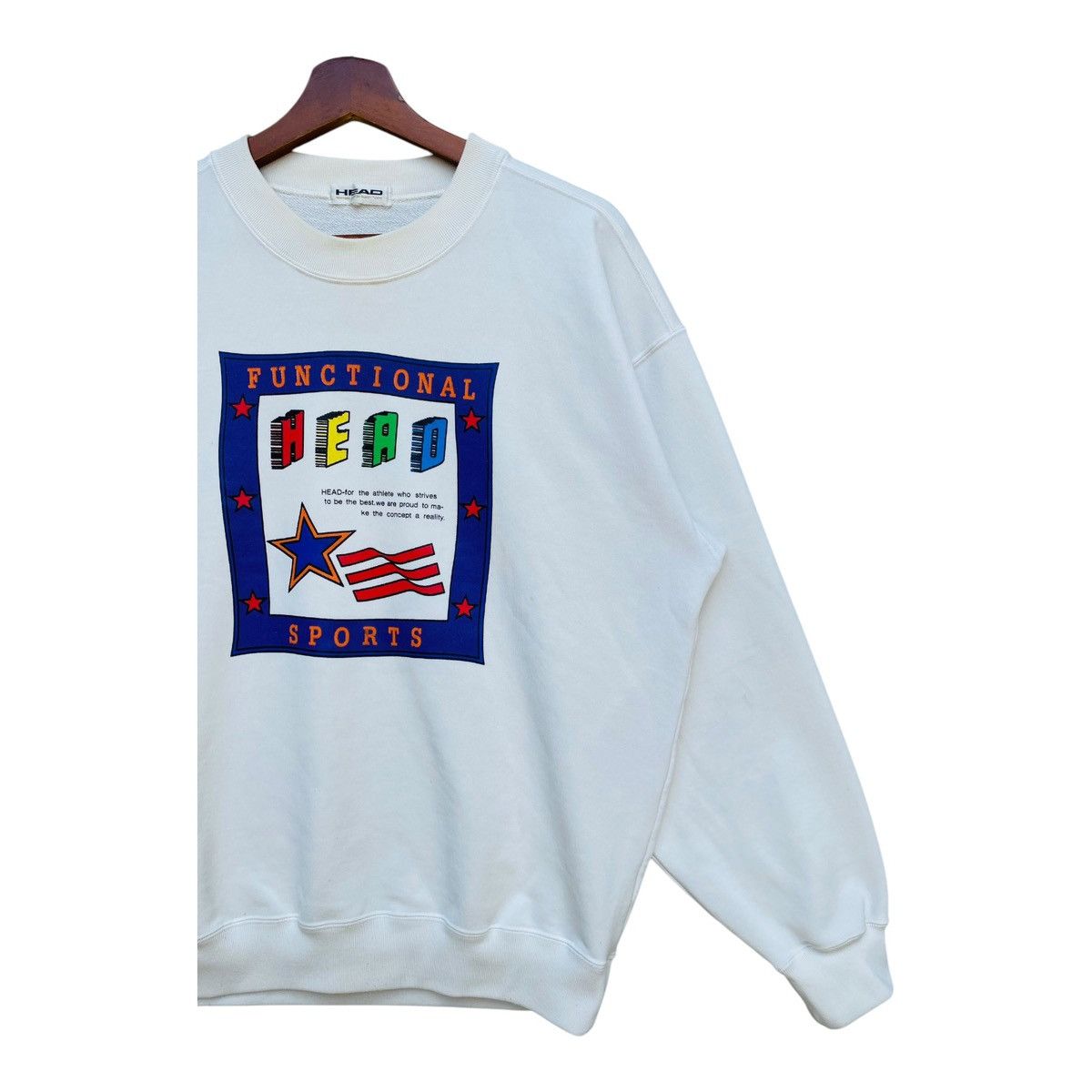 Japanese Brand Vintage Head Sports Sweatshirt Pullover Jumper Crewneck Size US L / EU 52-54 / 3 - 4 Thumbnail