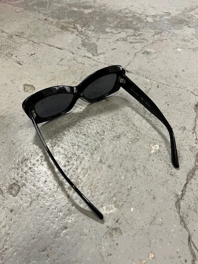 Kiko Kostadinov × Vintage Kiko Kostadinov Black Sunglasses Size ONE SIZE - 7 Thumbnail