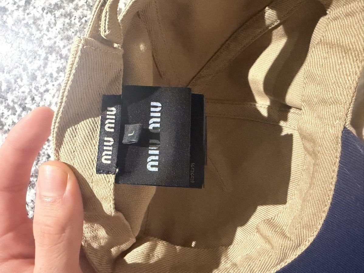 Miu Miu Miu Miu Drill Cap Size ONE SIZE - 5 Thumbnail