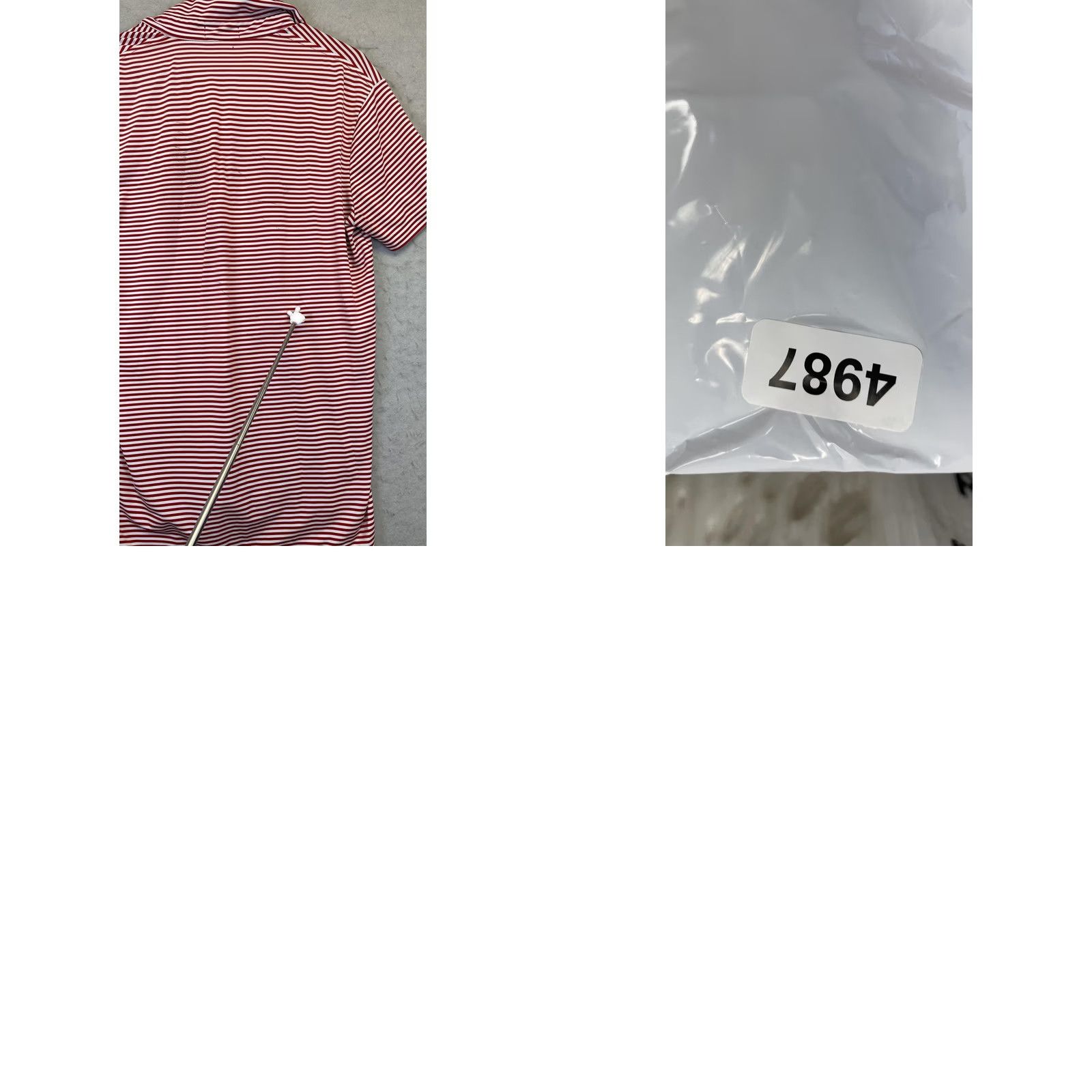 Polo Ralph Lauren Polo Ralph Lauren Mens Medium Polo Shirt Red White Striped Blue Pony Logo Golf Size US M / EU 48-50 / 2 - 9 Thumbnail